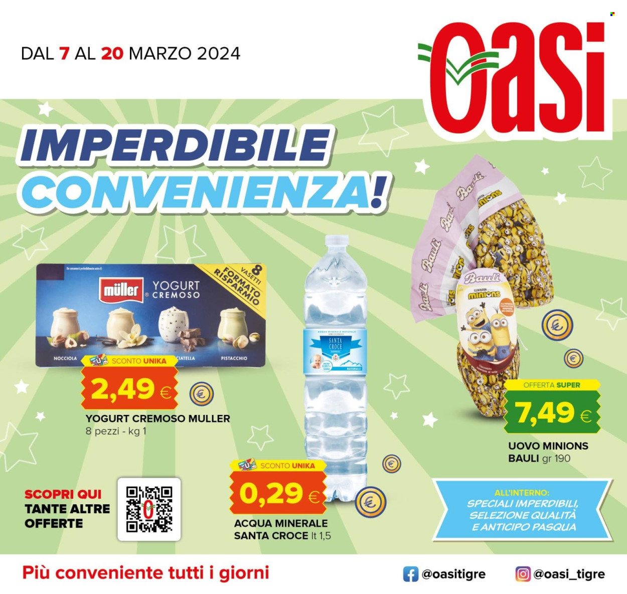 Volantino Oasi - 7/3/2024 - 20/3/2024. Pagina 1