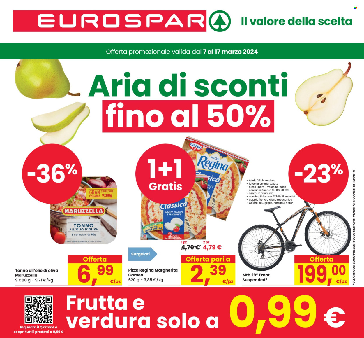 Volantino Eurospar - 7/3/2024 - 17/3/2024. Pagina 1