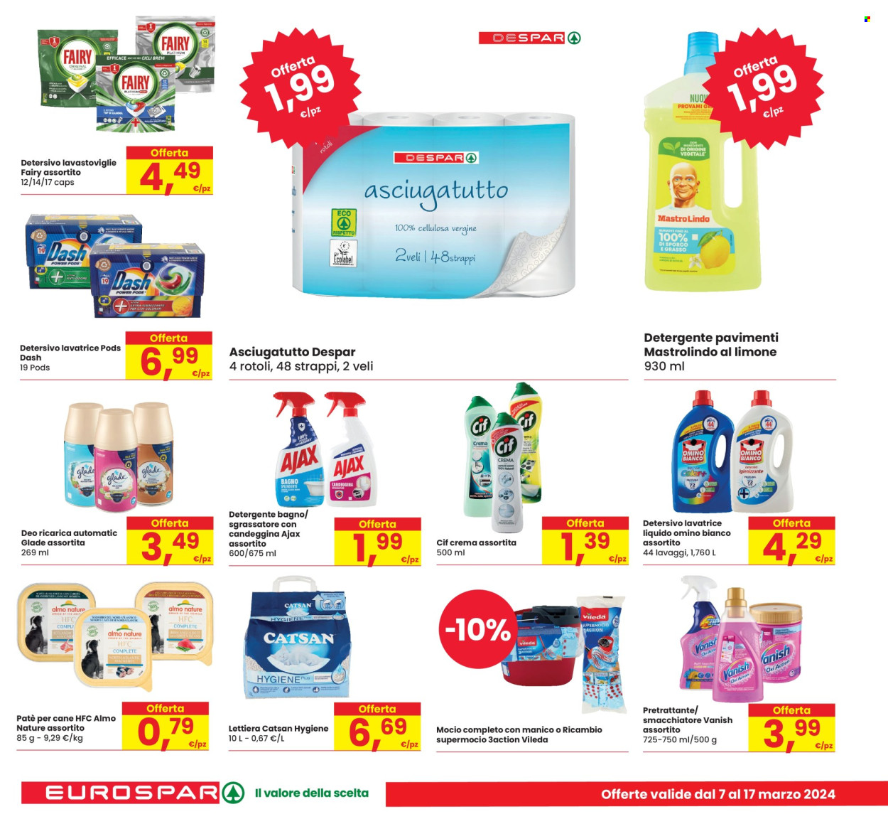 Volantino Eurospar - 7/3/2024 - 17/3/2024. Pagina 22