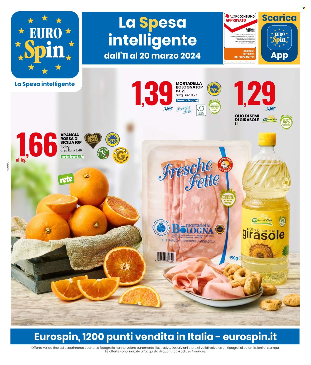 Volantino EuroSpin - 11/3/2024 - 20/3/2024. Pagina 1