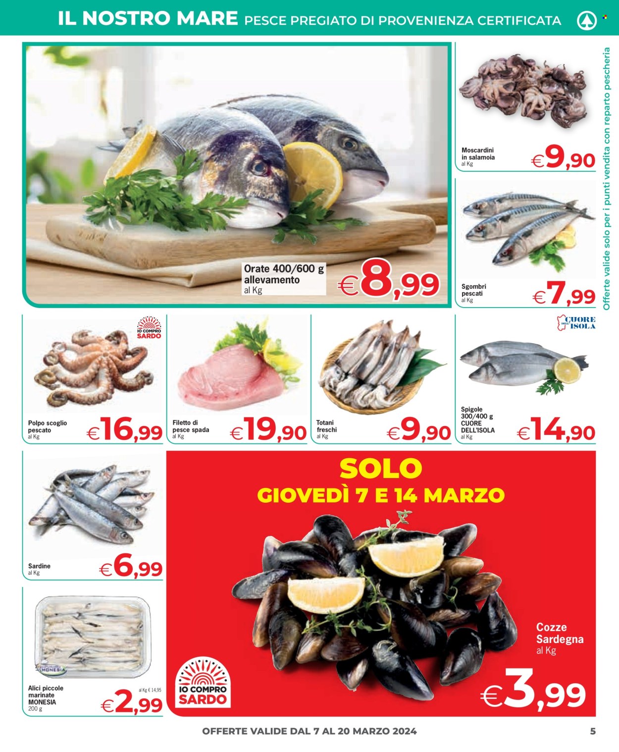 Volantino Eurospar - 7/3/2024 - 20/3/2024. Pagina 5