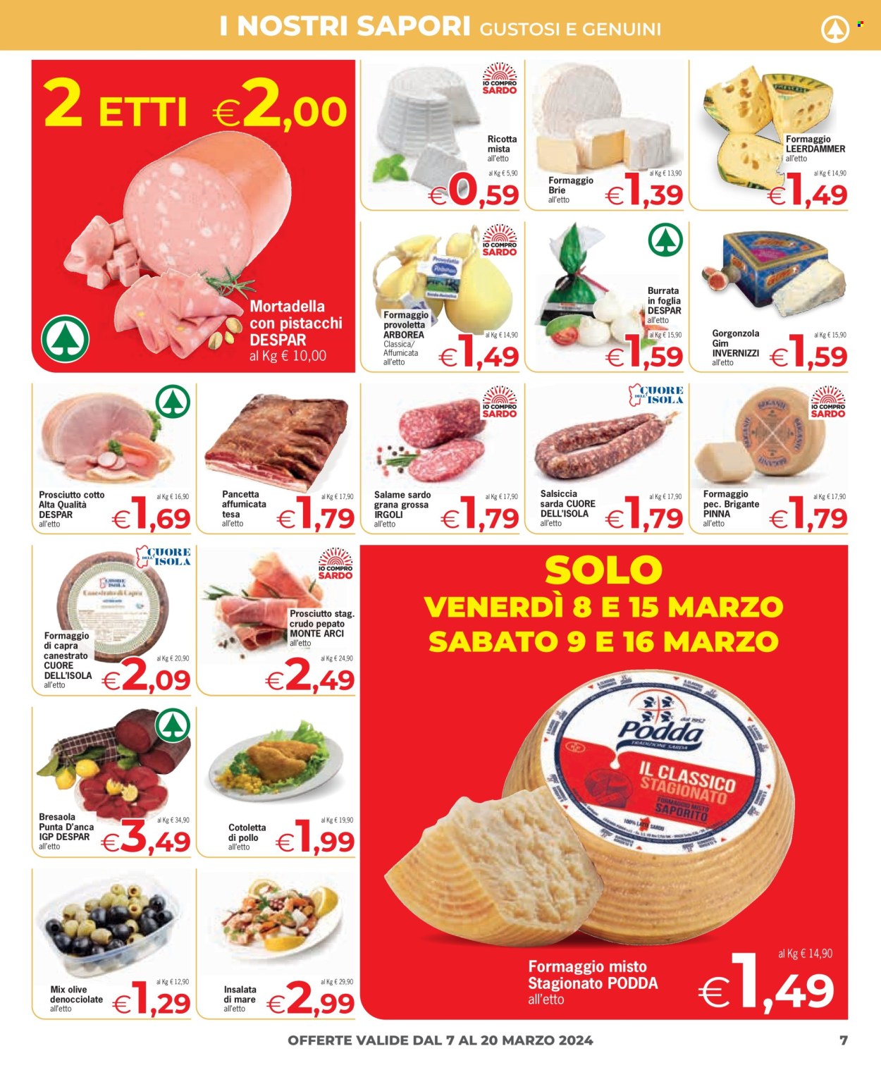 Leták Eurospar - 7.3.2024 - 20.3.2024. Strana 7
