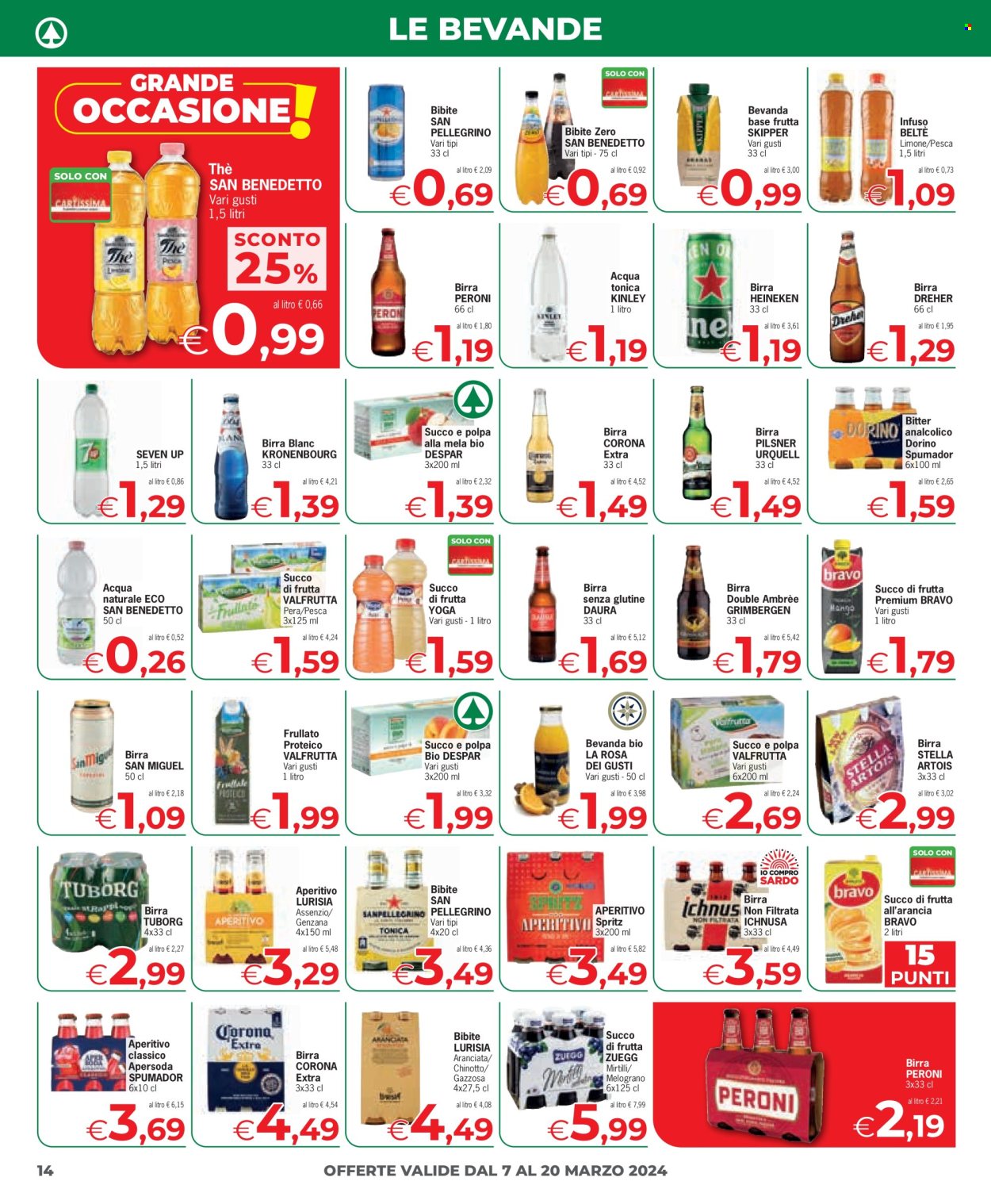 Volantino Eurospar - 7/3/2024 - 20/3/2024. Pagina 14