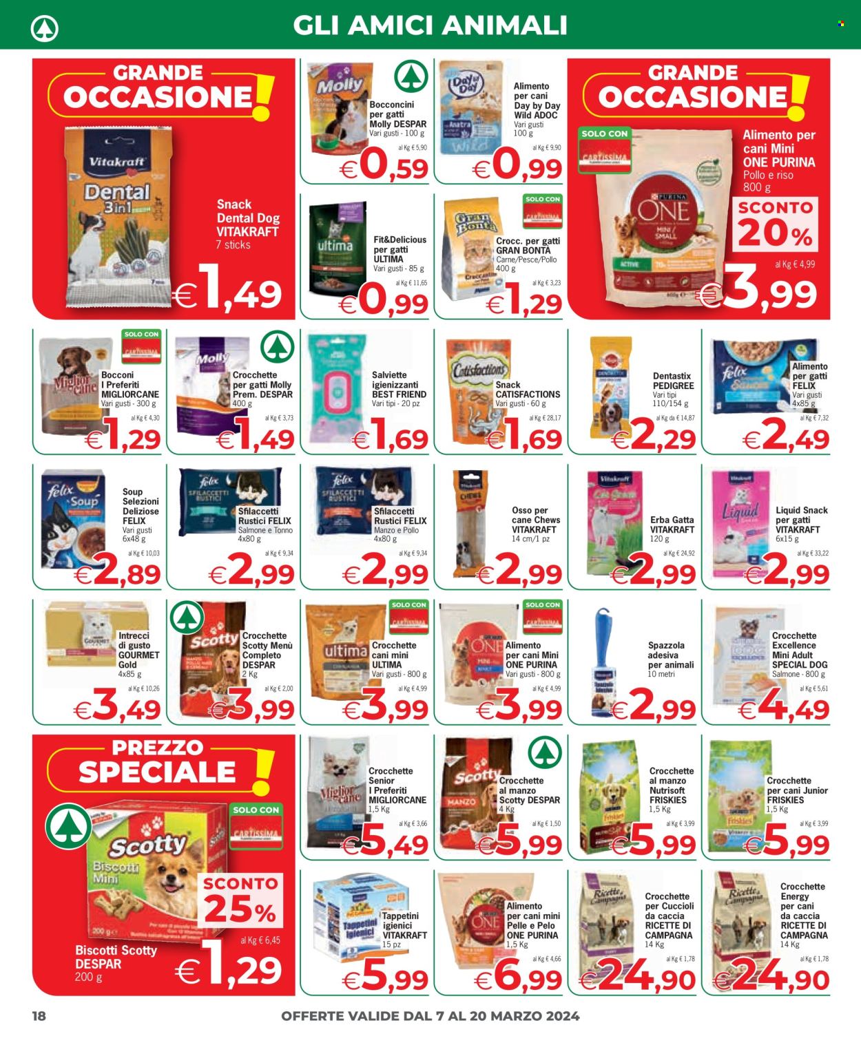 Volantino Eurospar - 7/3/2024 - 20/3/2024. Pagina 18