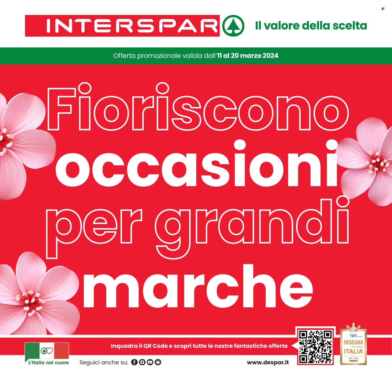 Volantino Interspar - 11/3/2024 - 20/3/2024. Pagina 1