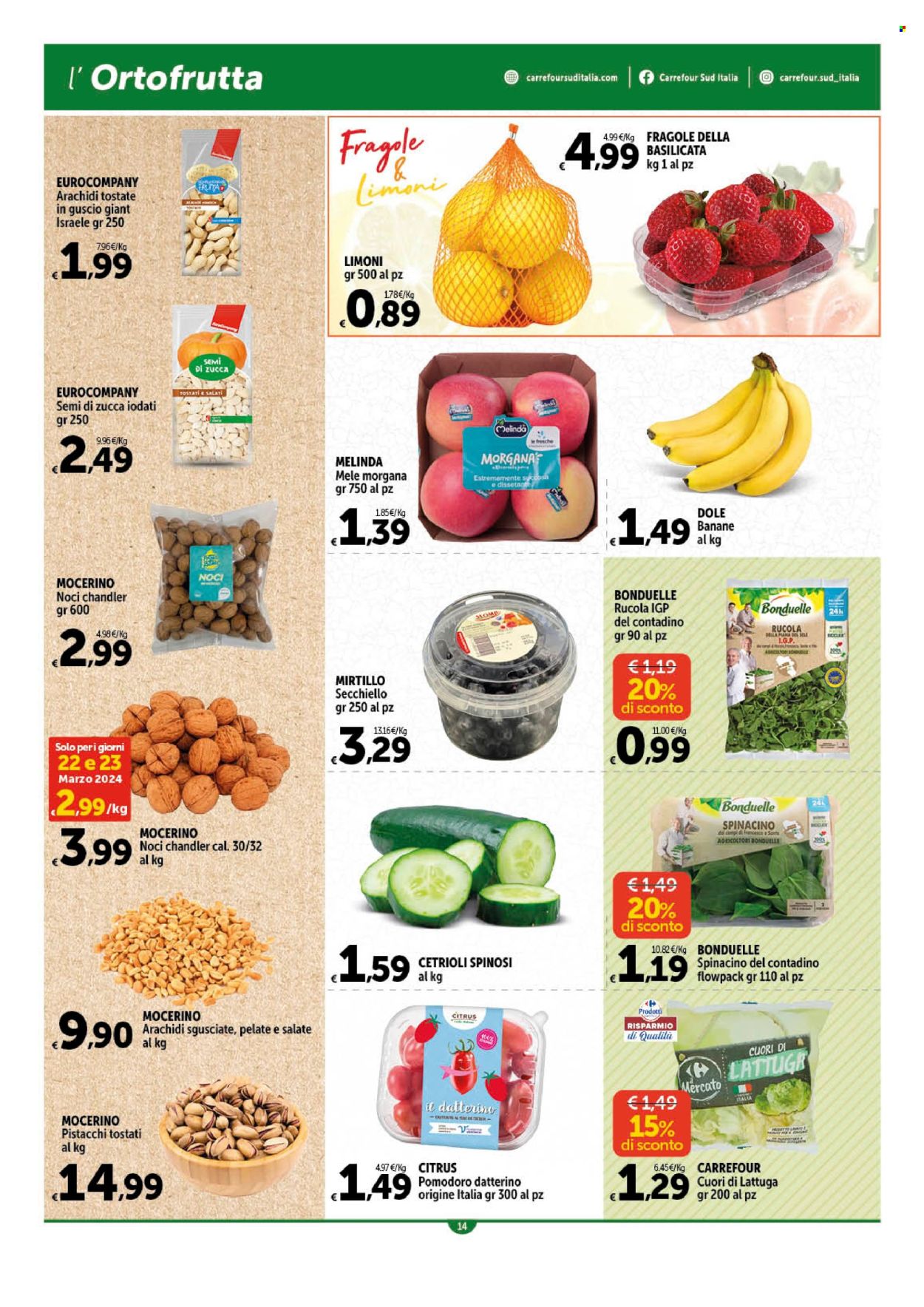 Volantino Carrefour - 14/3/2024 - 27/3/2024. Pagina 14