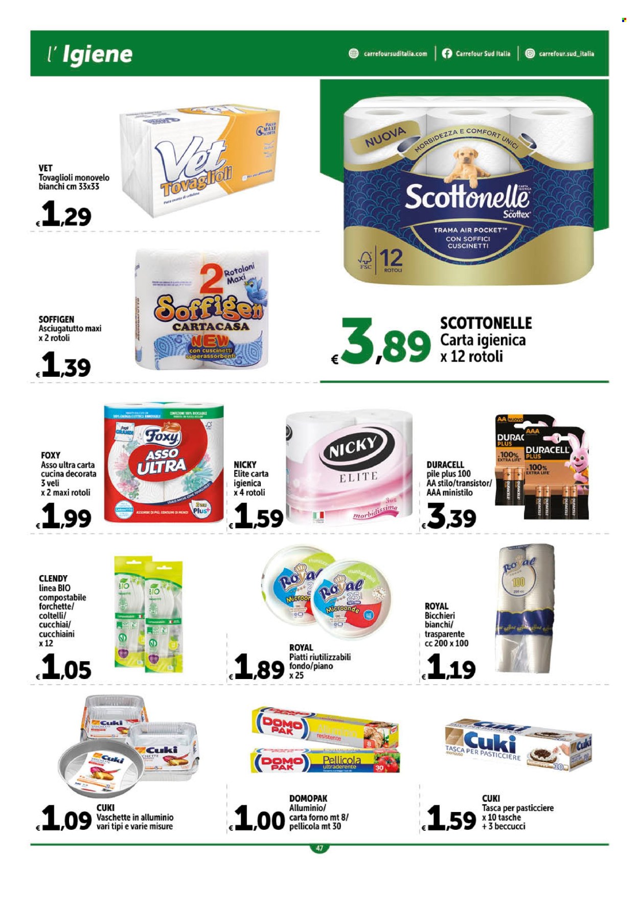 Volantino Carrefour - 14/3/2024 - 27/3/2024. Pagina 47