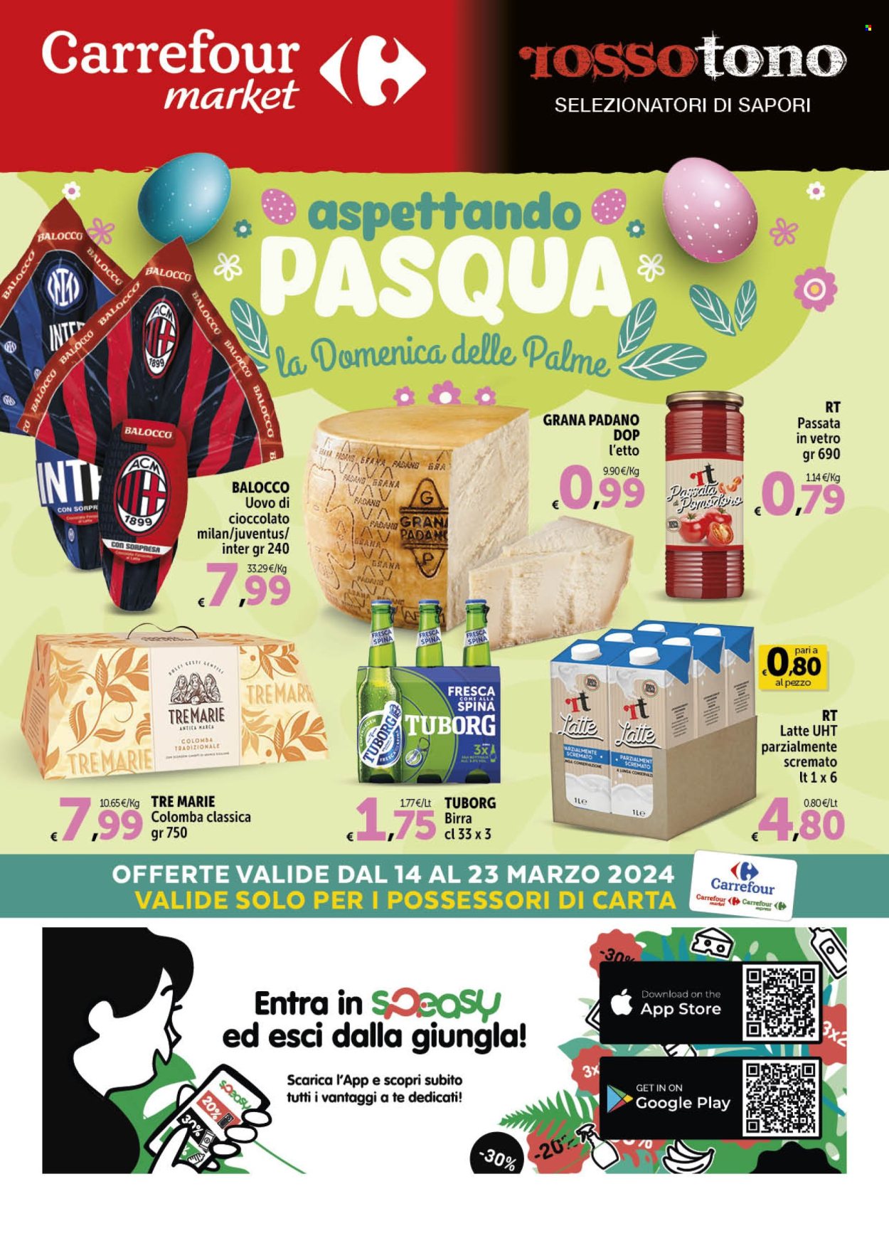 Volantino Carrefour - 14/3/2024 - 23/3/2024. Pagina 1