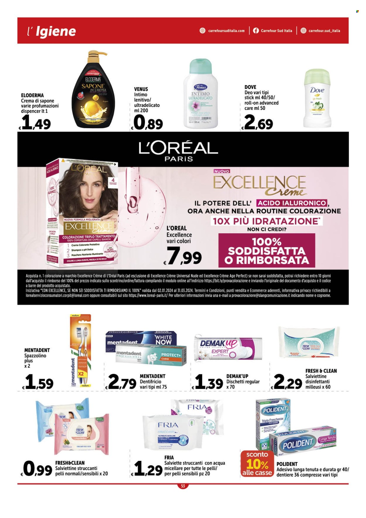 Volantino Carrefour - 14/3/2024 - 23/3/2024. Pagina 53