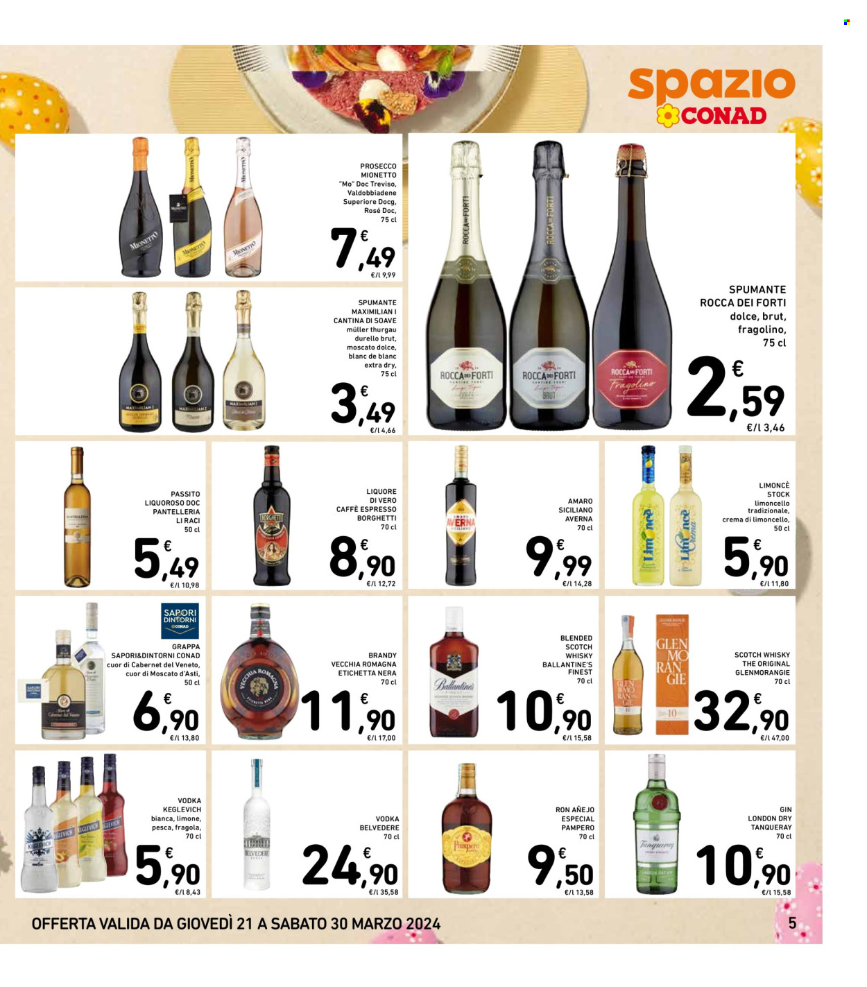 Volantino Spazio Conad - 21/3/2024 - 30/3/2024. Pagina 5