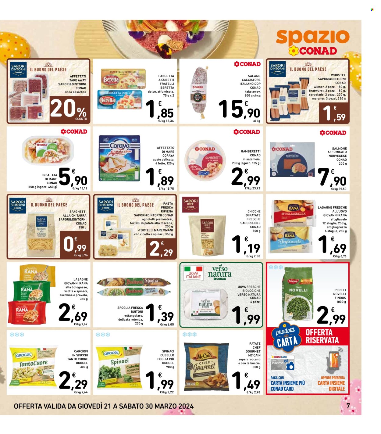 Volantino Spazio Conad - 21/3/2024 - 30/3/2024. Pagina 7
