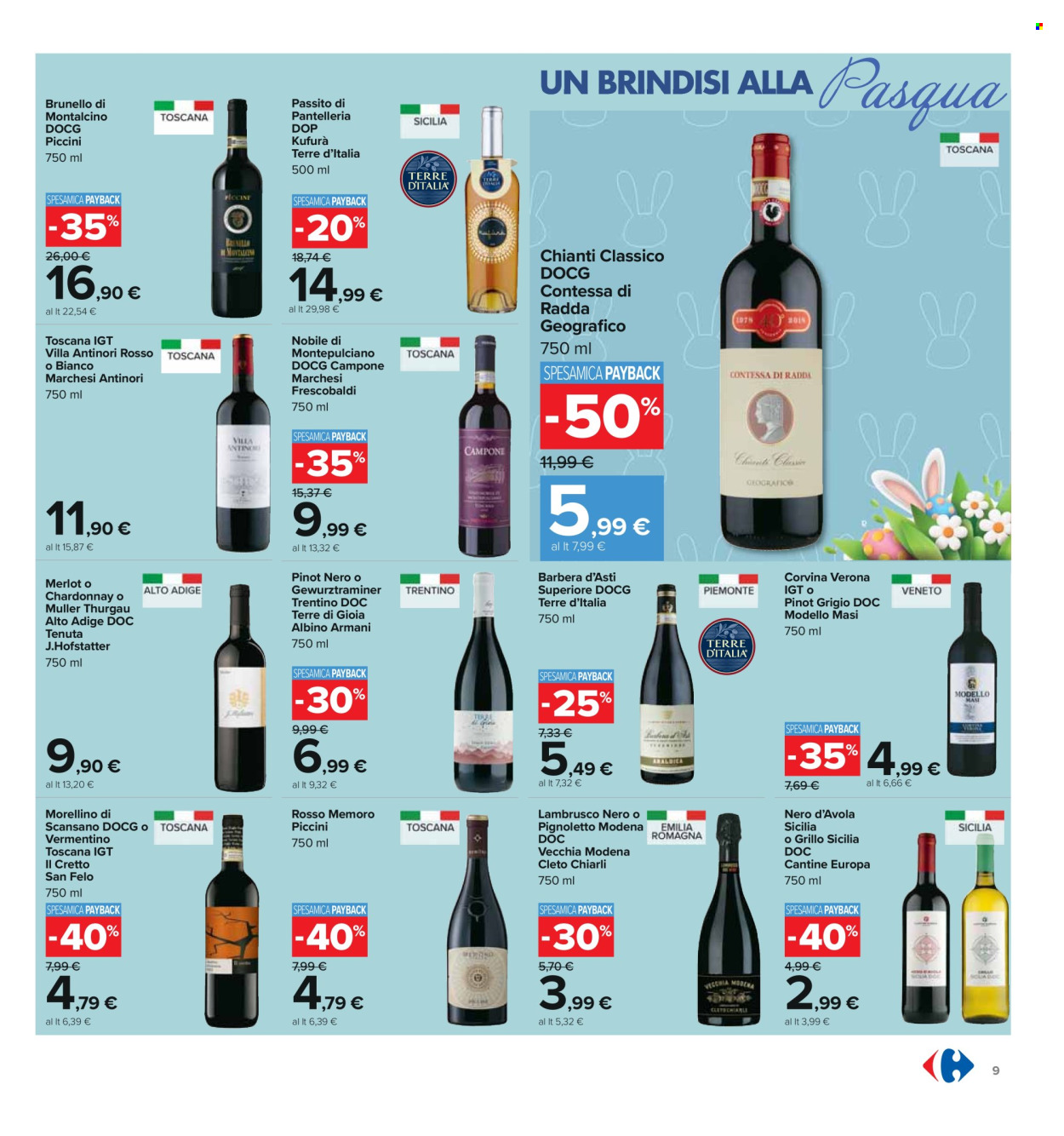 Volantino Carrefour - 19/3/2024 - 1/4/2024. Pagina 9