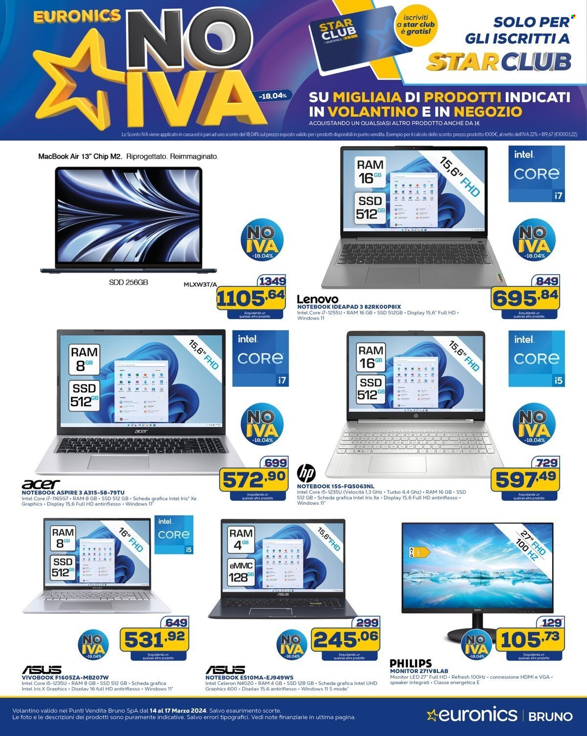 Volantino Euronics - 14/3/2024 - 20/3/2024. Pagina 4