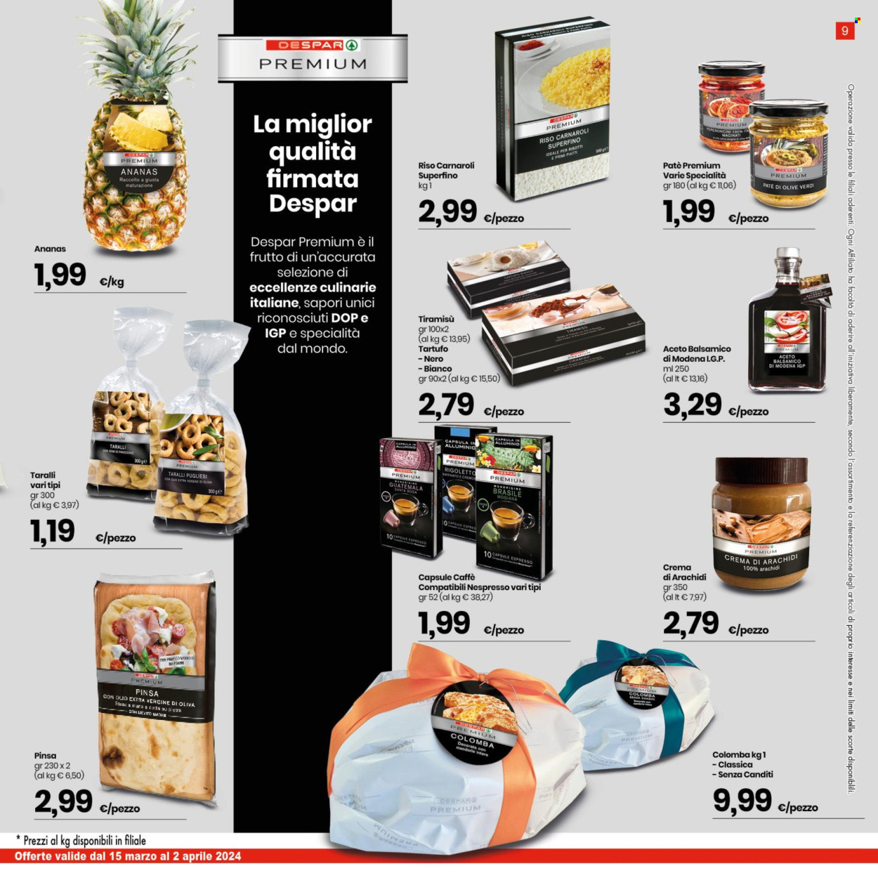 Volantino Eurospar - 15/3/2024 - 2/4/2024. Pagina 9