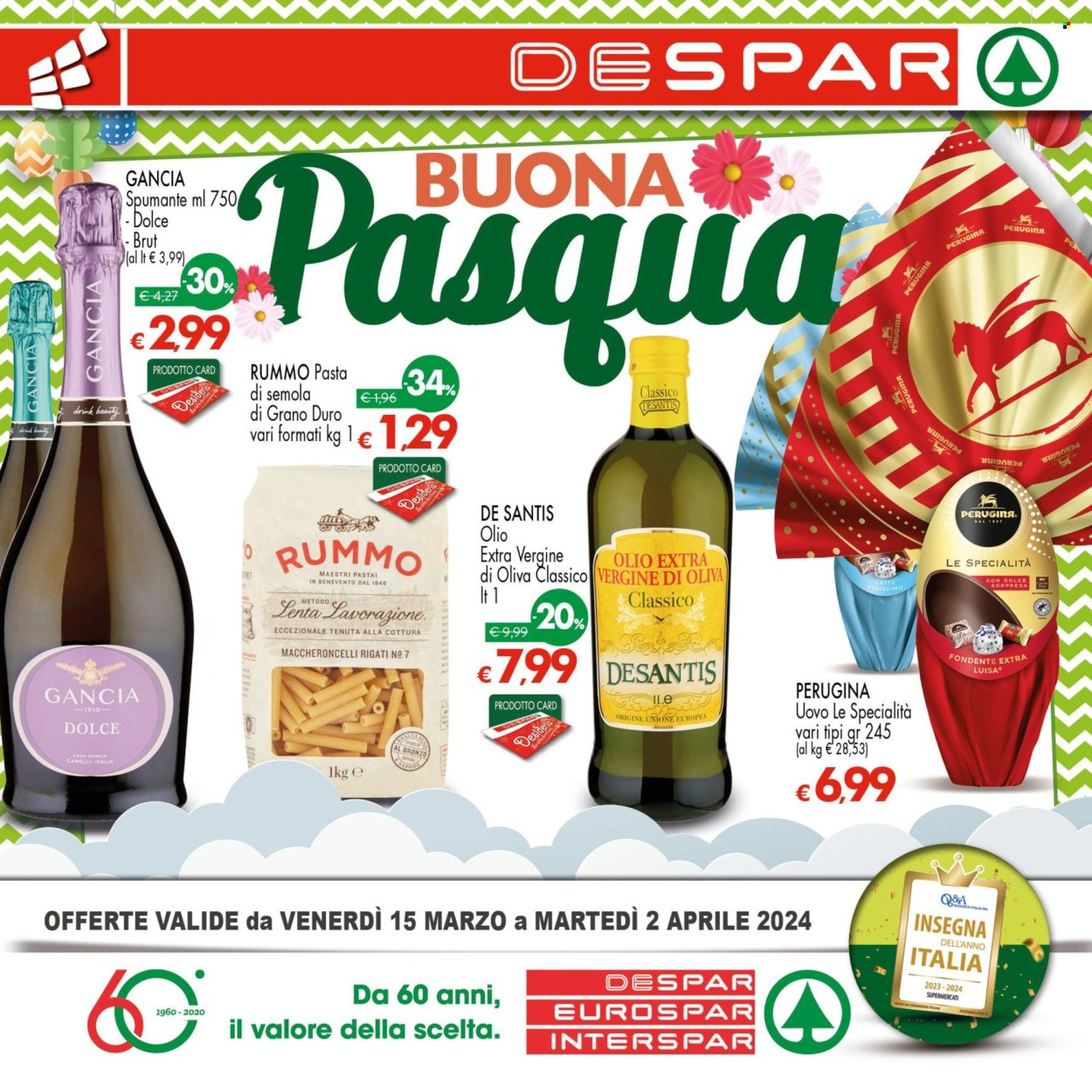 Volantino Interspar - 15/3/2024 - 2/4/2024. Pagina 1