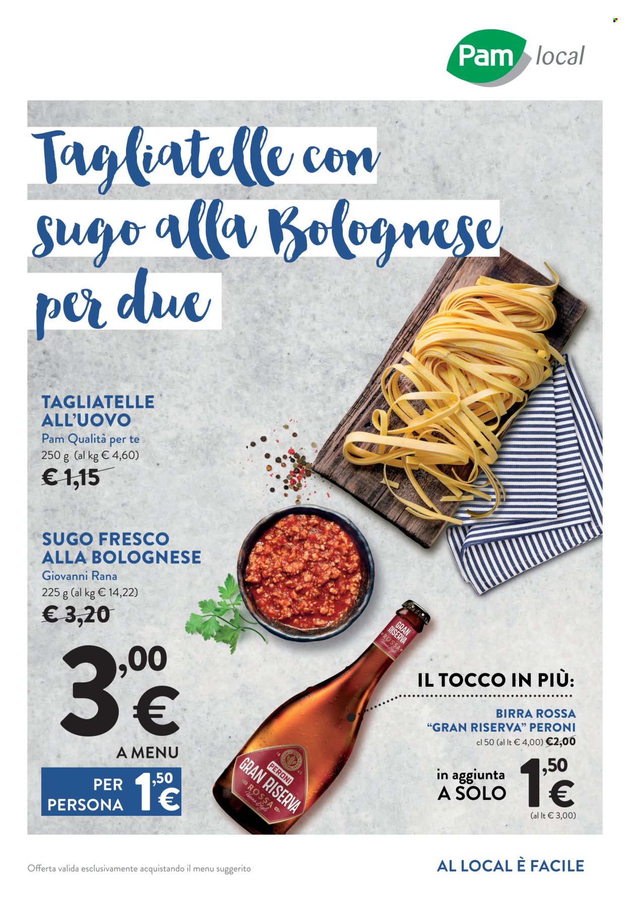 Volantino Pam local. Pagina 1