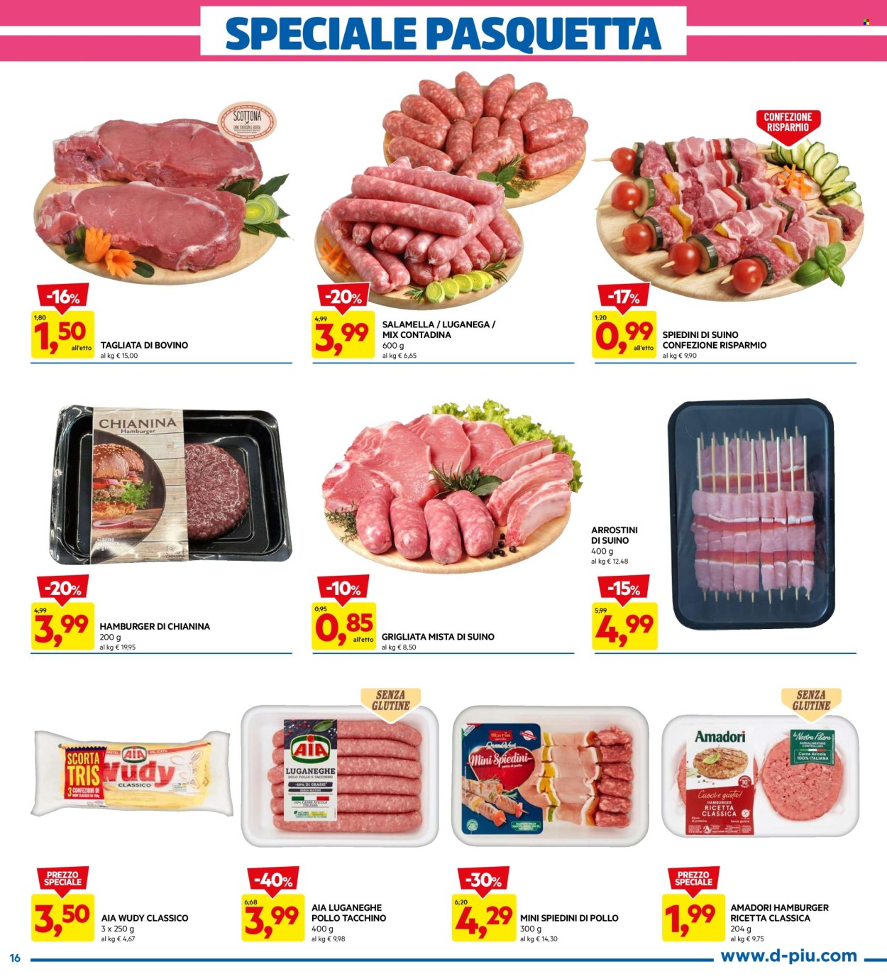 Volantino Dpiù - 18/3/2024 - 3/4/2024. Pagina 16