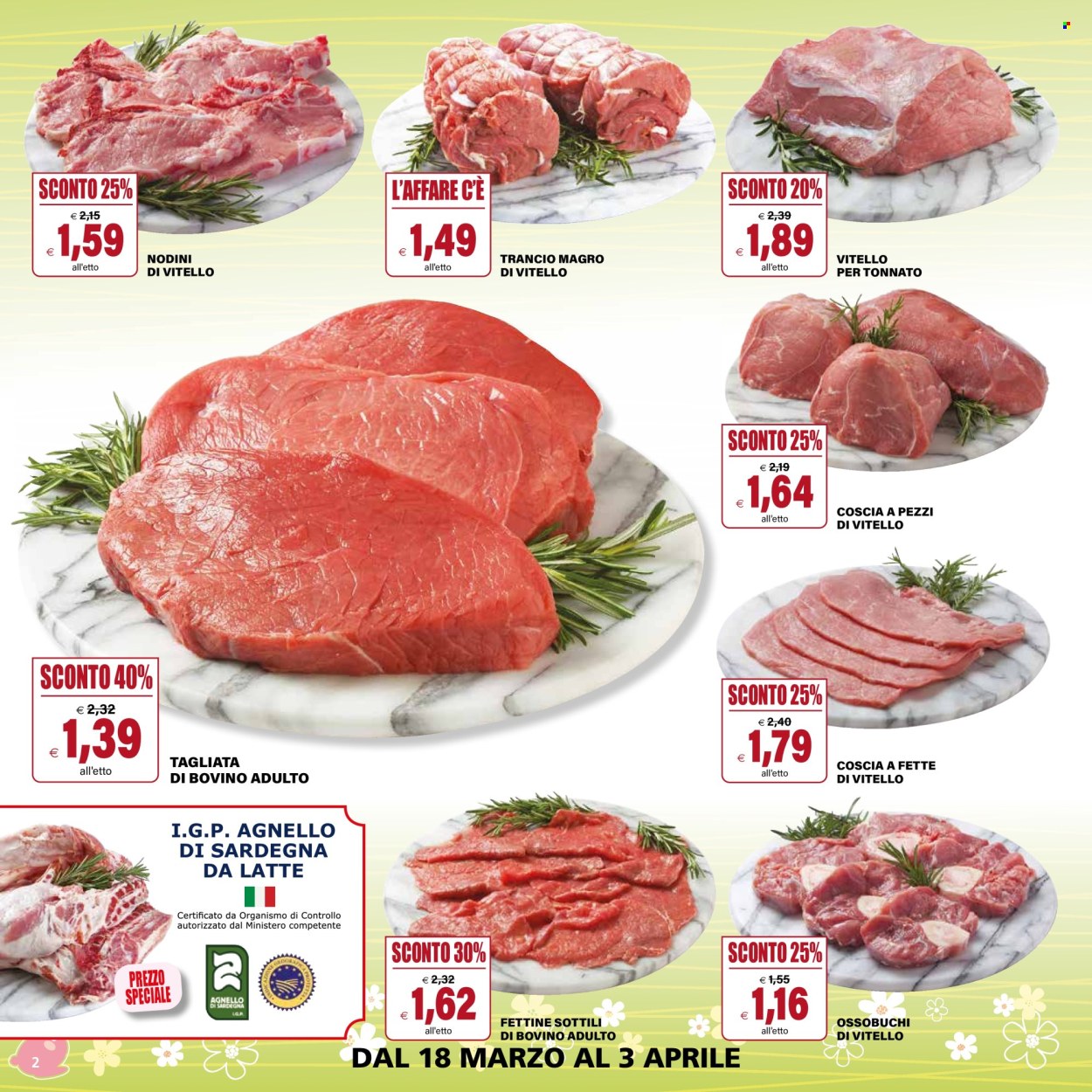 Volantino Il Gigante - 18/3/2024 - 3/4/2024. Pagina 2