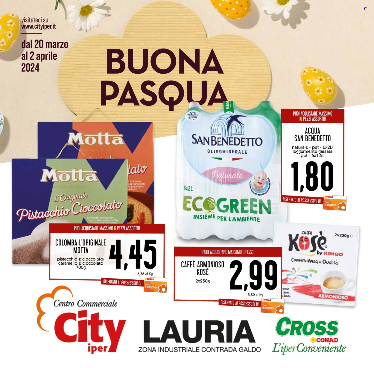 Volantino Conad Superstore - 20/3/2024 - 2/4/2024. Pagina 1