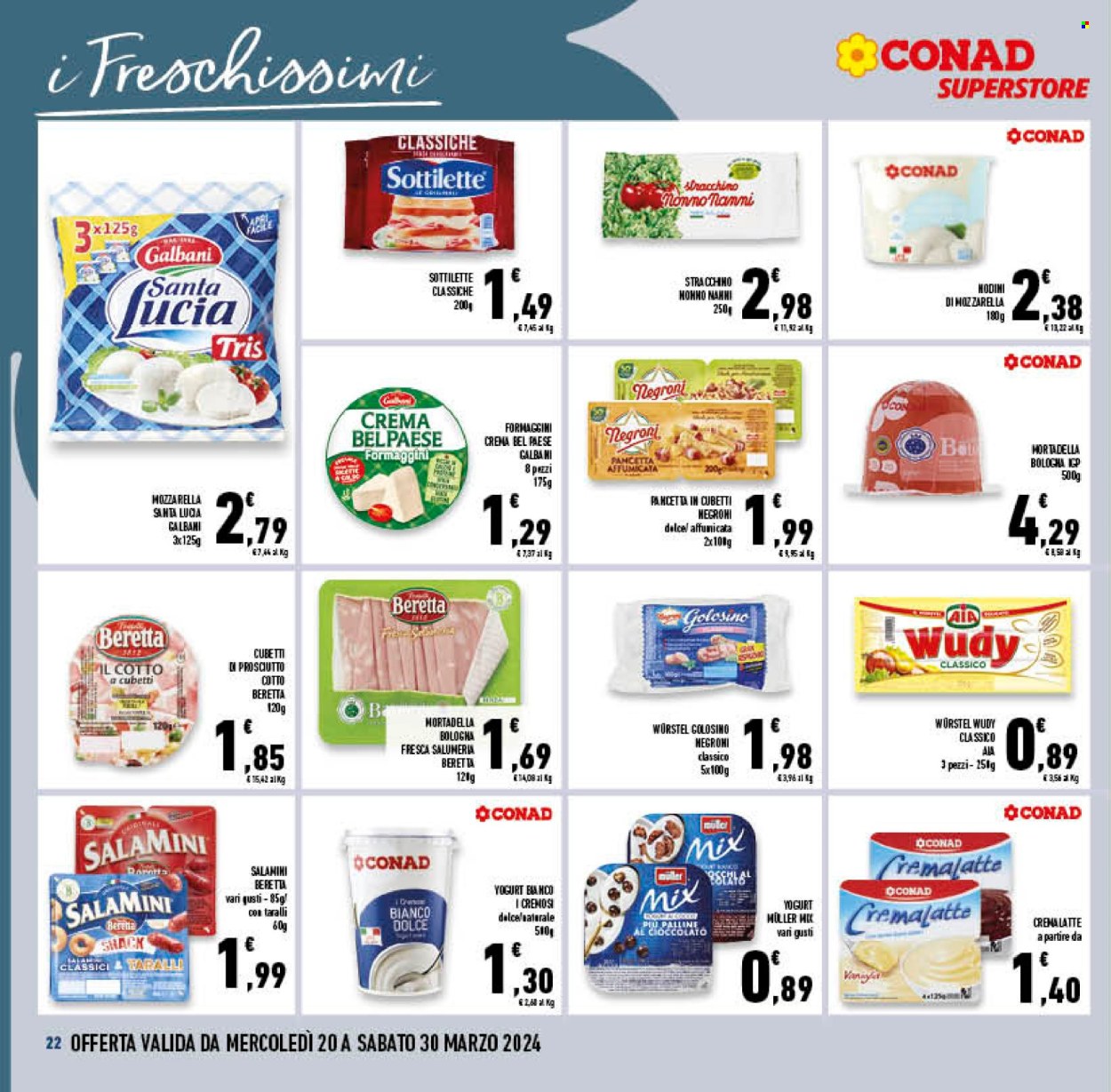 Volantino Conad Superstore - 20/3/2024 - 2/4/2024. Pagina 22