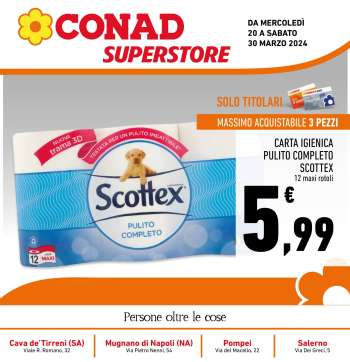 Volantino Conad Superstore - 20/3/2024 - 30/3/2024.