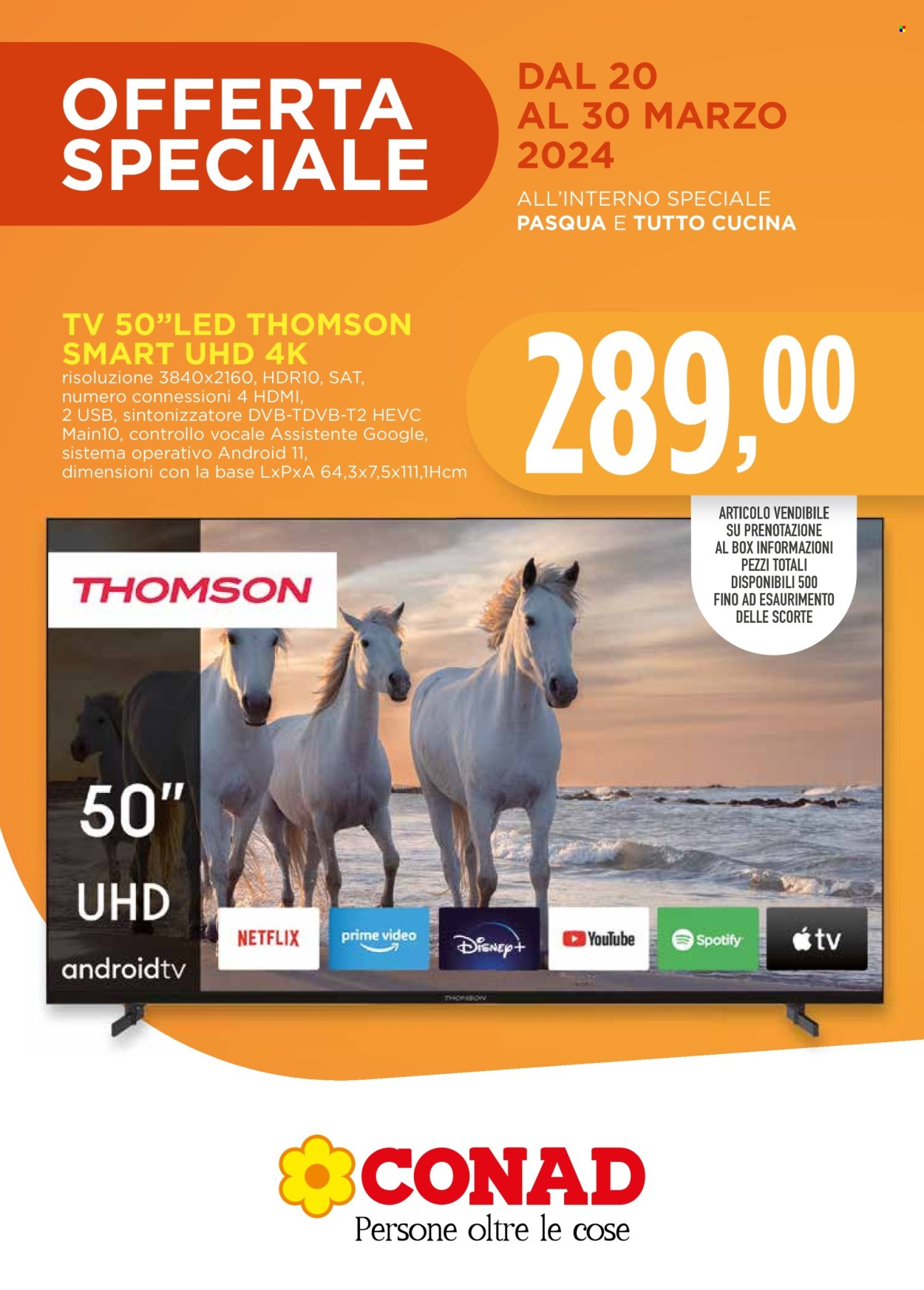 Leták Conad - 20.3.2024 - 30.3.2024. Strana 1