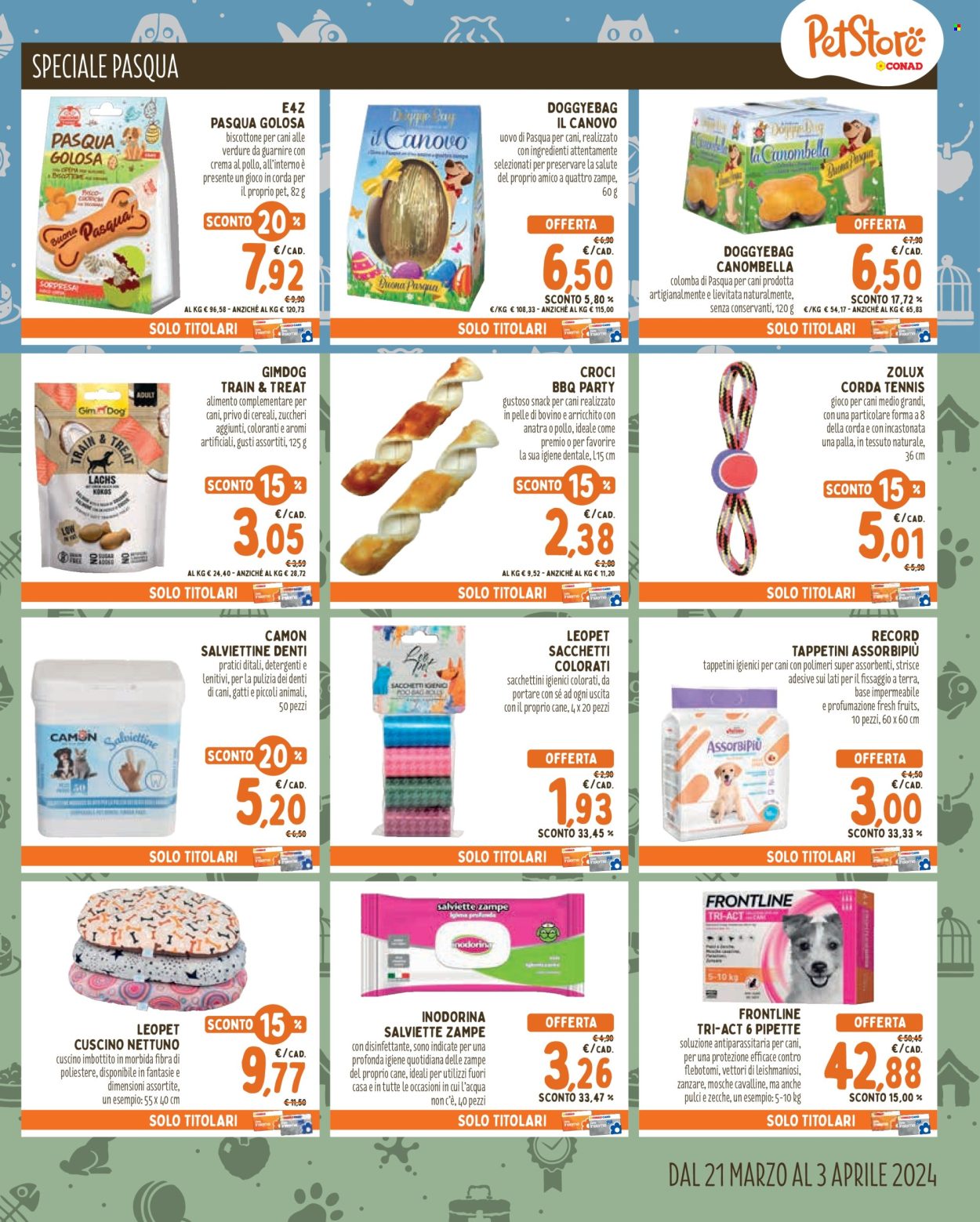Volantino Pet Store Conad - 21/3/2024 - 3/4/2024. Pagina 3