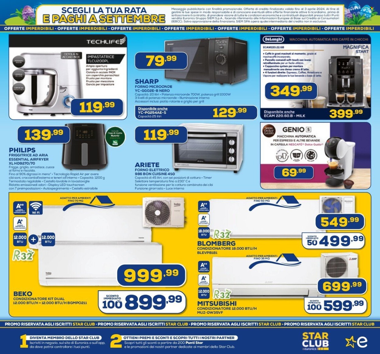 Volantino Euronics - 18/3/2024 - 3/4/2024. Pagina 9