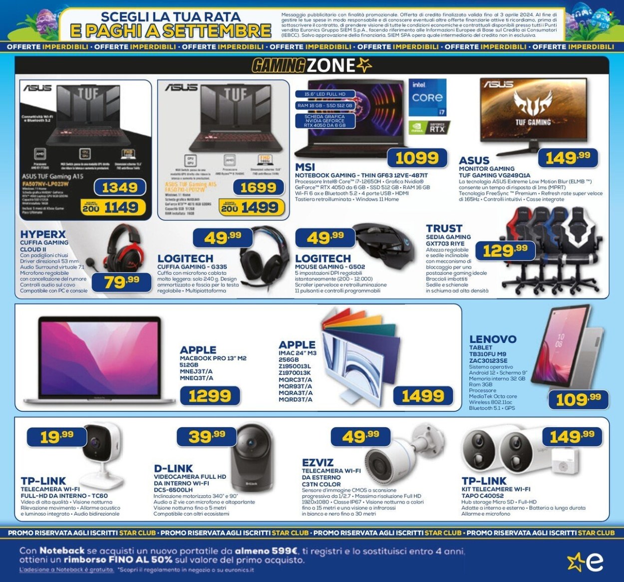 Volantino Euronics - 18/3/2024 - 3/4/2024. Pagina 13
