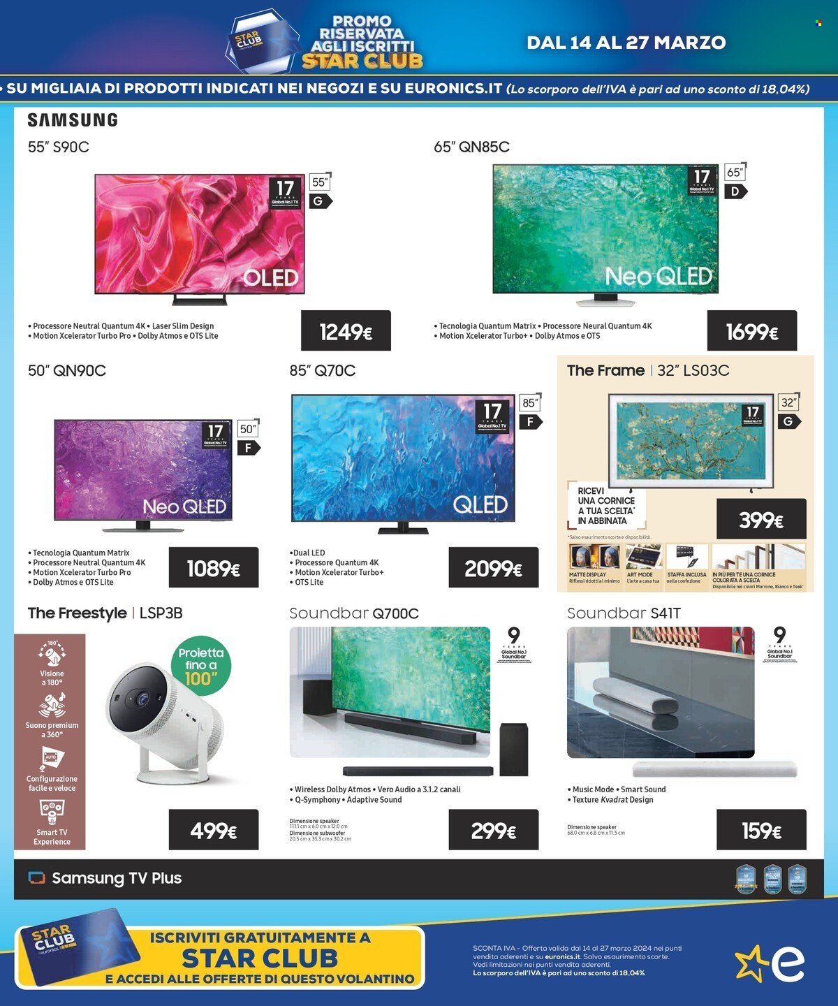 Volantino Euronics - 14/3/2024 - 27/3/2024. Pagina 3