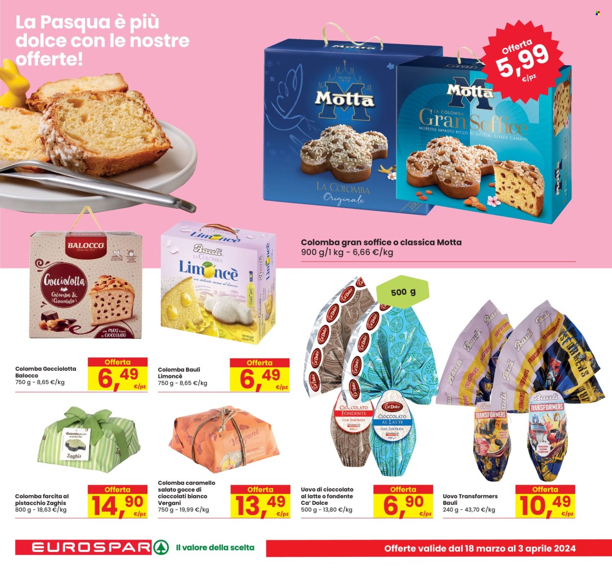 Volantino Eurospar - 18/3/2024 - 3/4/2024. Pagina 2