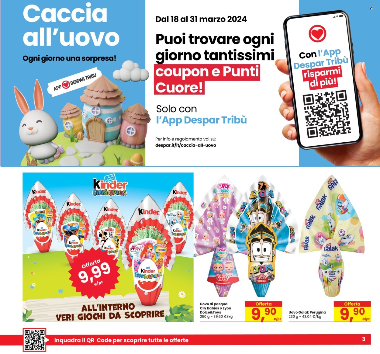 Volantino Eurospar - 18/3/2024 - 3/4/2024. Pagina 3