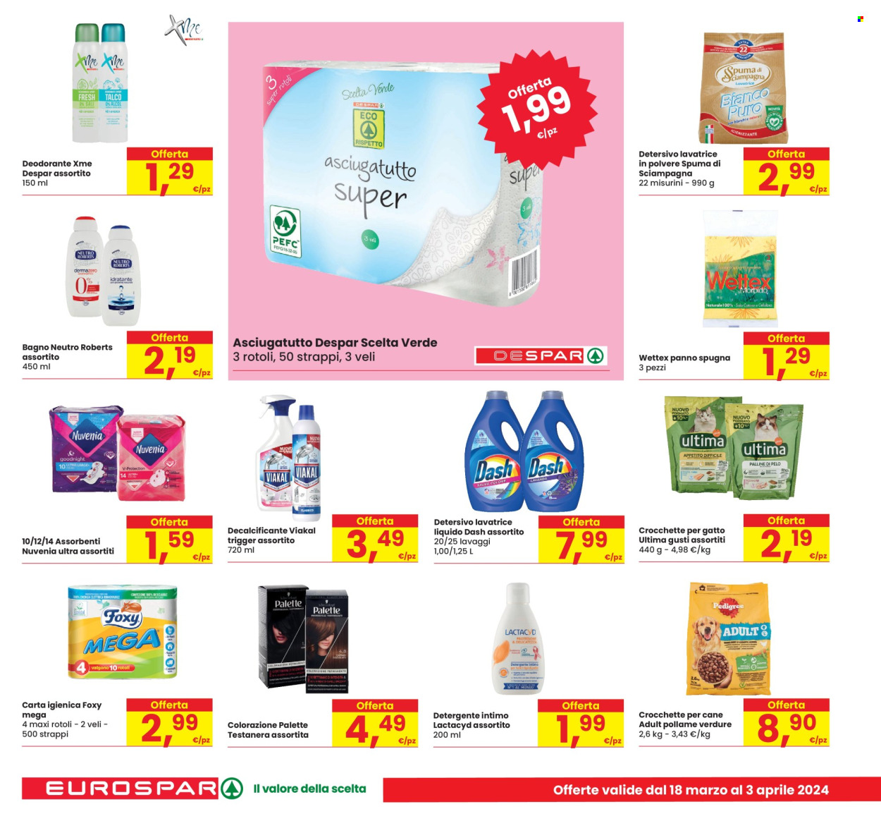 Volantino Eurospar - 18/3/2024 - 3/4/2024. Pagina 22