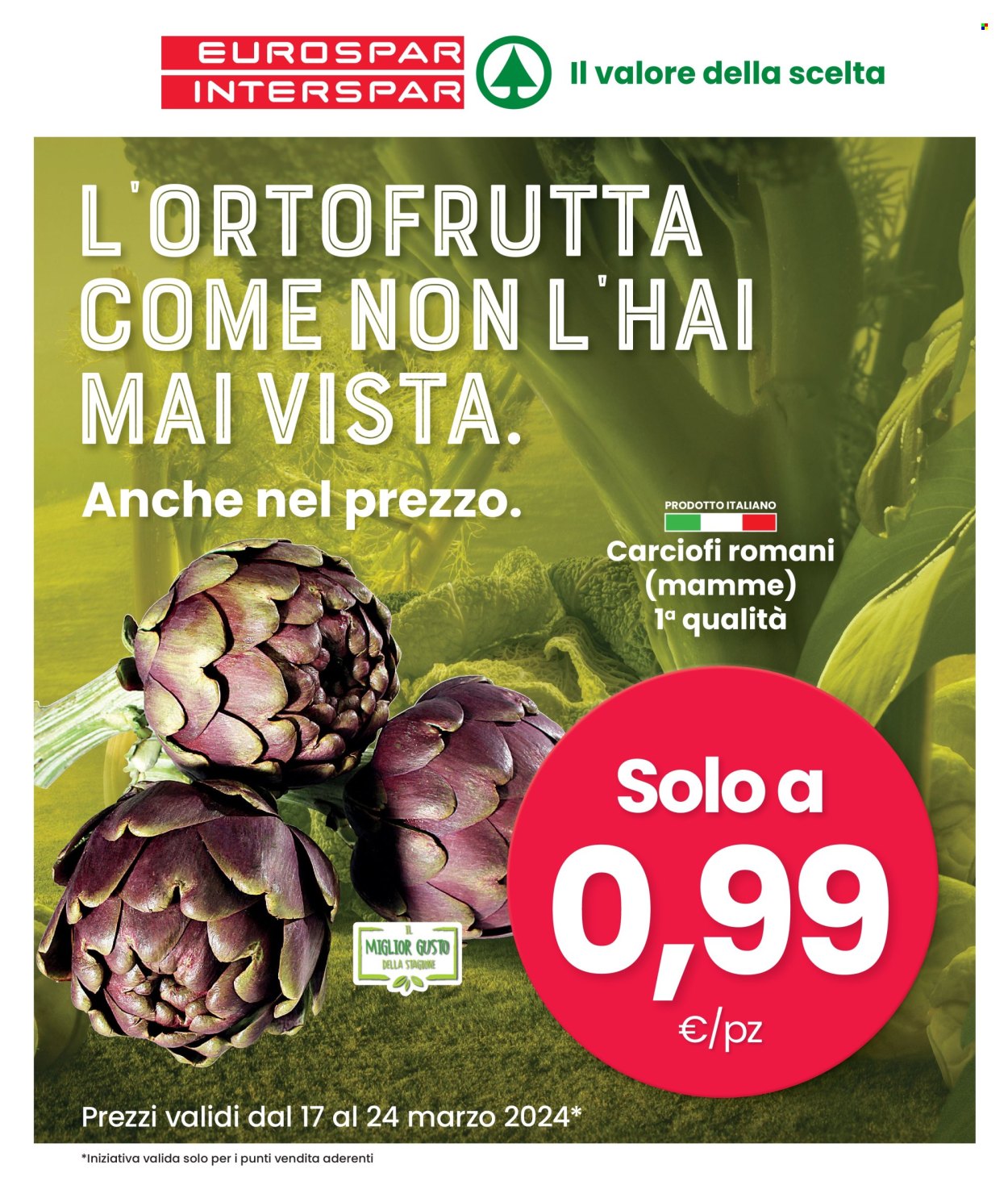Volantino Interspar - 17/3/2024 - 24/3/2024. Pagina 1