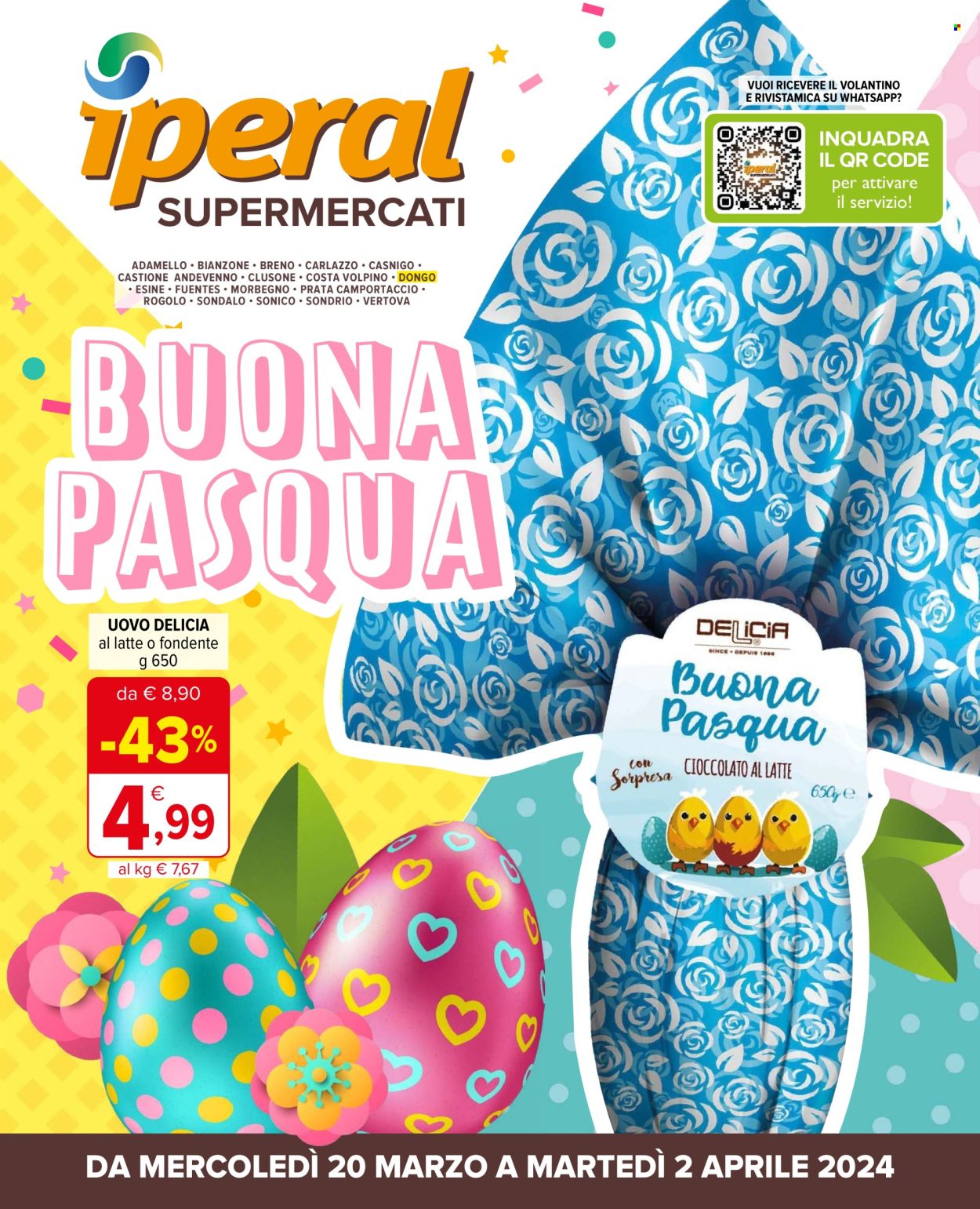 Volantino Iperal - 20/3/2024 - 2/4/2024. Pagina 1