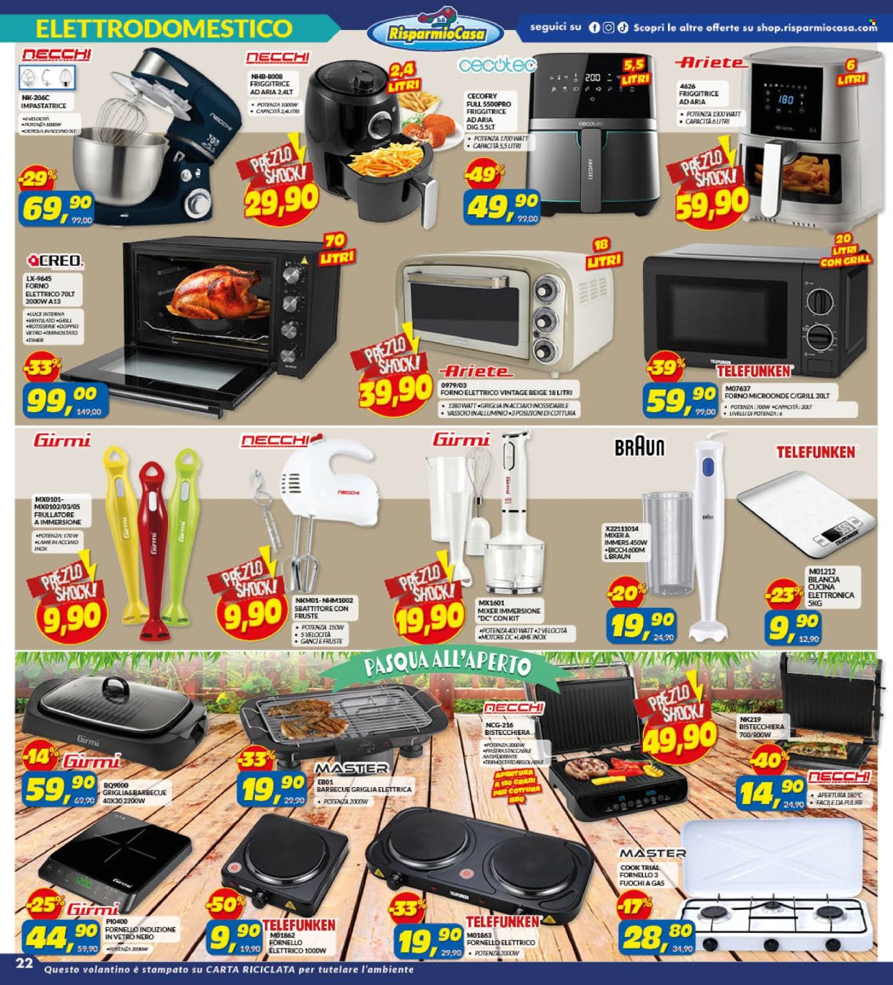 Volantino Risparmio Casa Iper - 21/3/2024 - 7/4/2024. Pagina 22