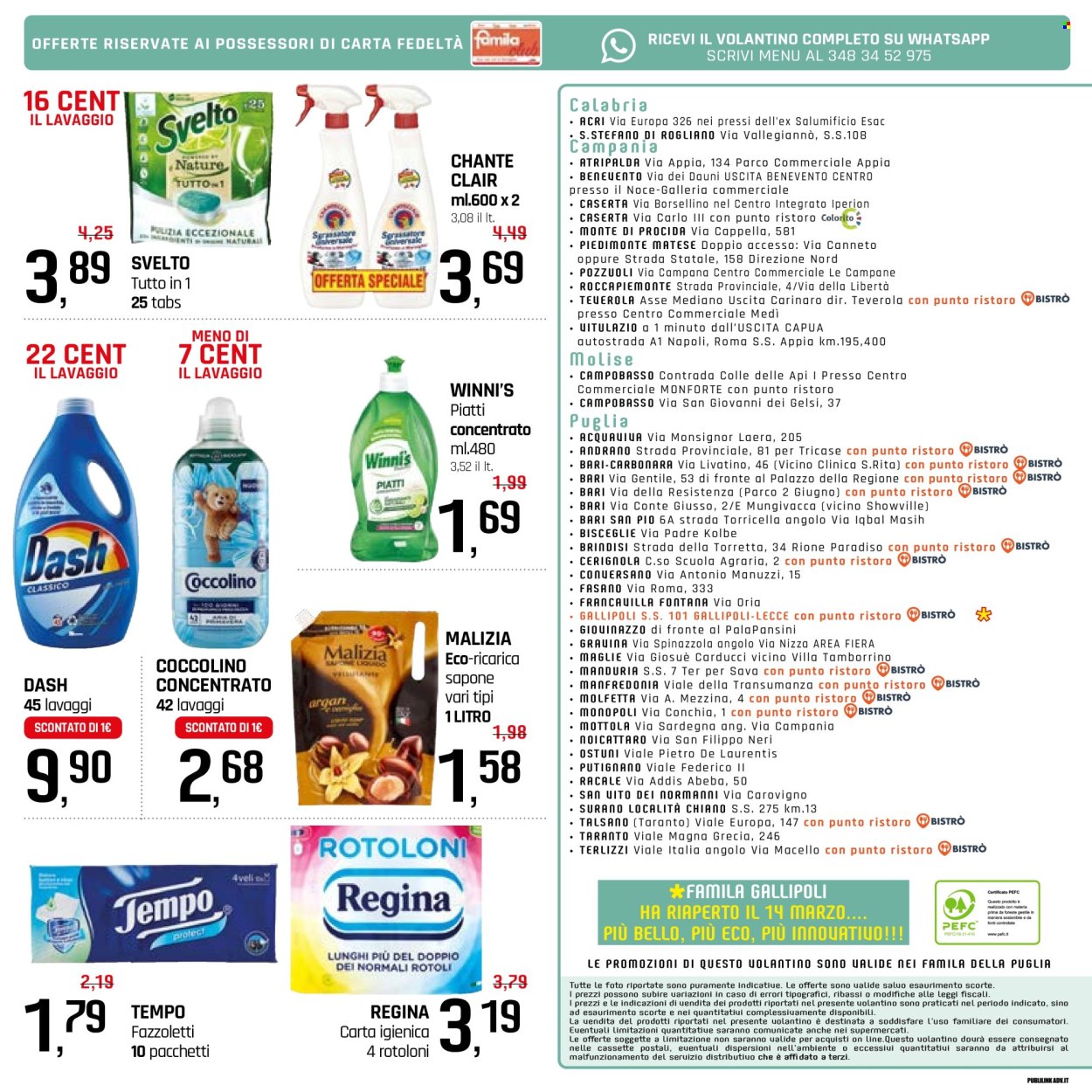 Volantino Famila - 21/3/2024 - 30/3/2024. Pagina 36