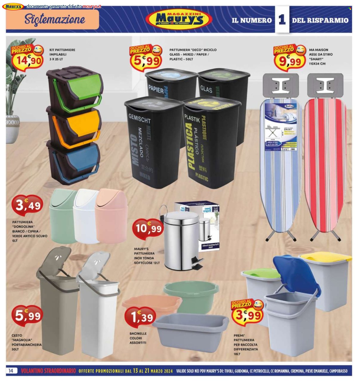 Volantino Maury's - 13/3/2024 - 21/3/2024. Pagina 14