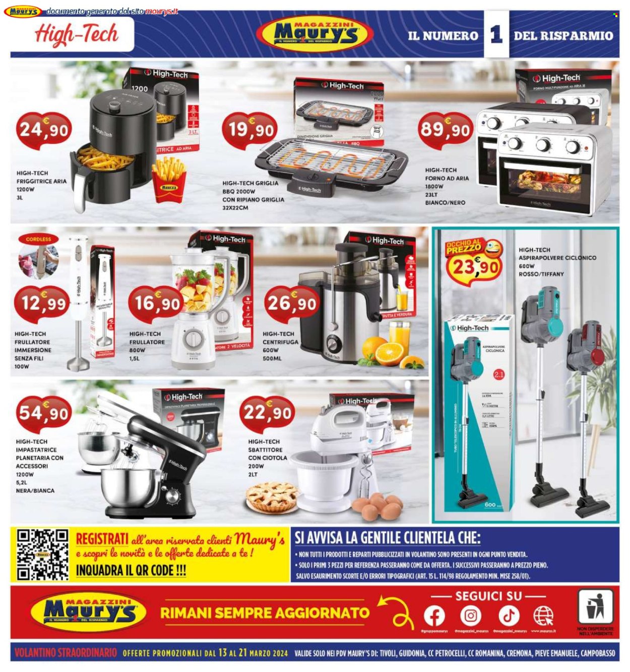 Volantino Maury's - 13/3/2024 - 21/3/2024. Pagina 16