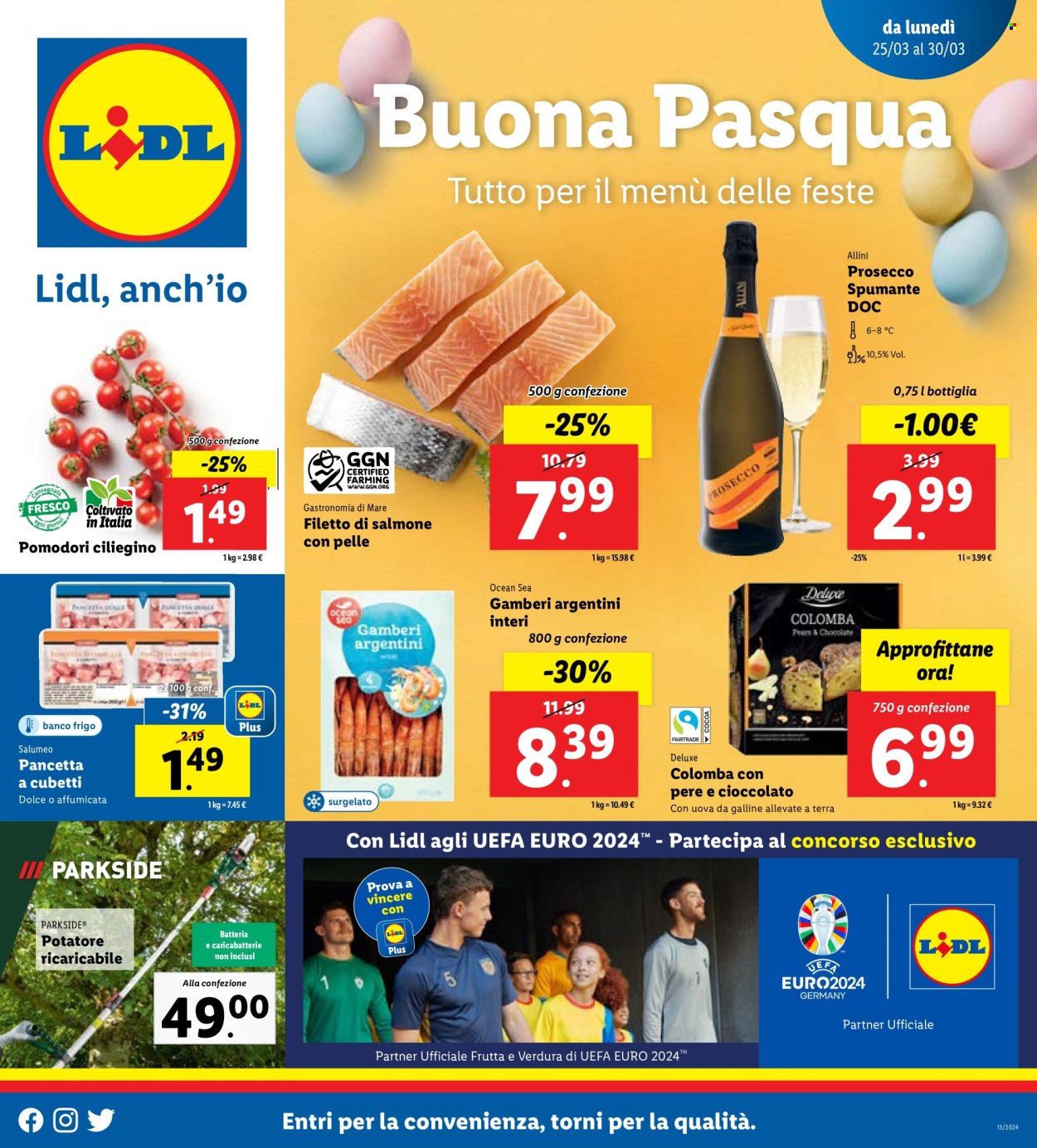 Volantino Lidl - 25/3/2024 - 30/3/2024. Pagina 1