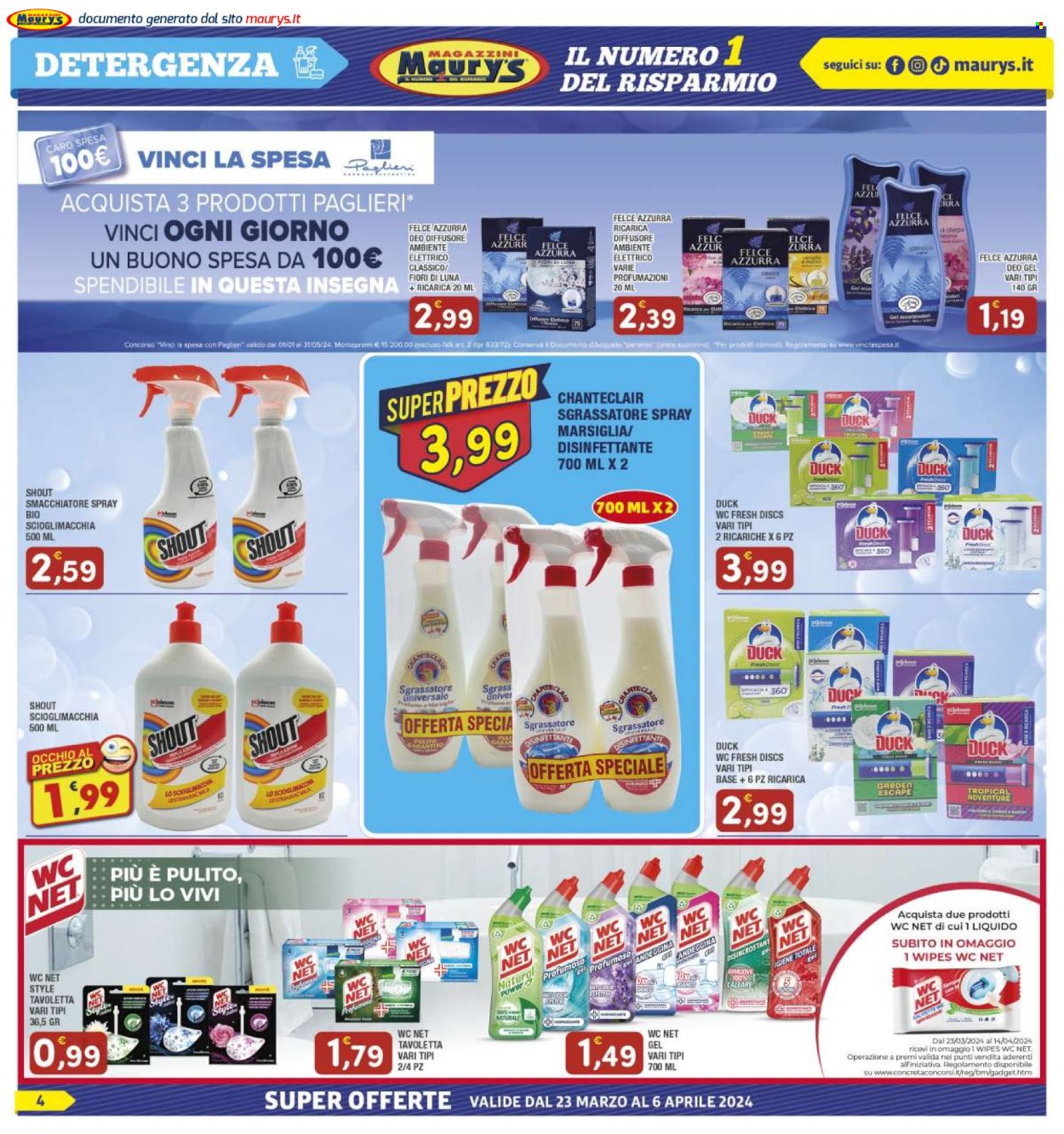 Volantino Maury's - 23/3/2024 - 6/4/2024. Pagina 4