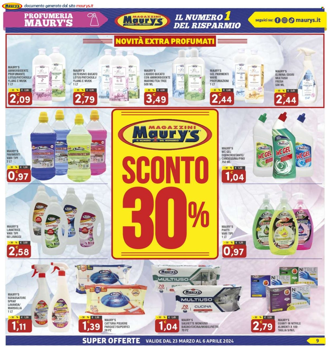 Volantino Maury's - 23/3/2024 - 6/4/2024. Pagina 9