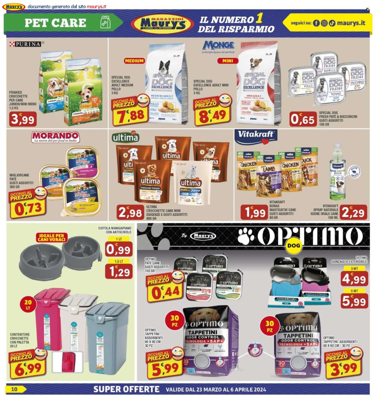 Volantino Maury's - 23/3/2024 - 6/4/2024. Pagina 10