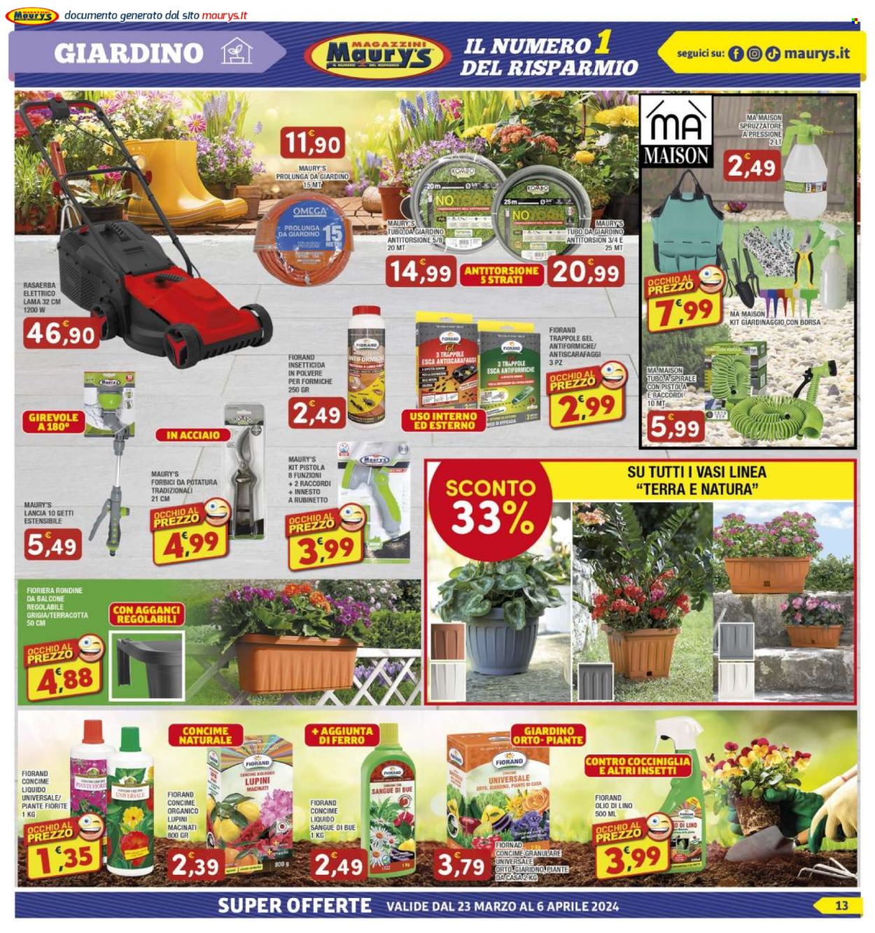 Volantino Maury's - 23/3/2024 - 6/4/2024. Pagina 13