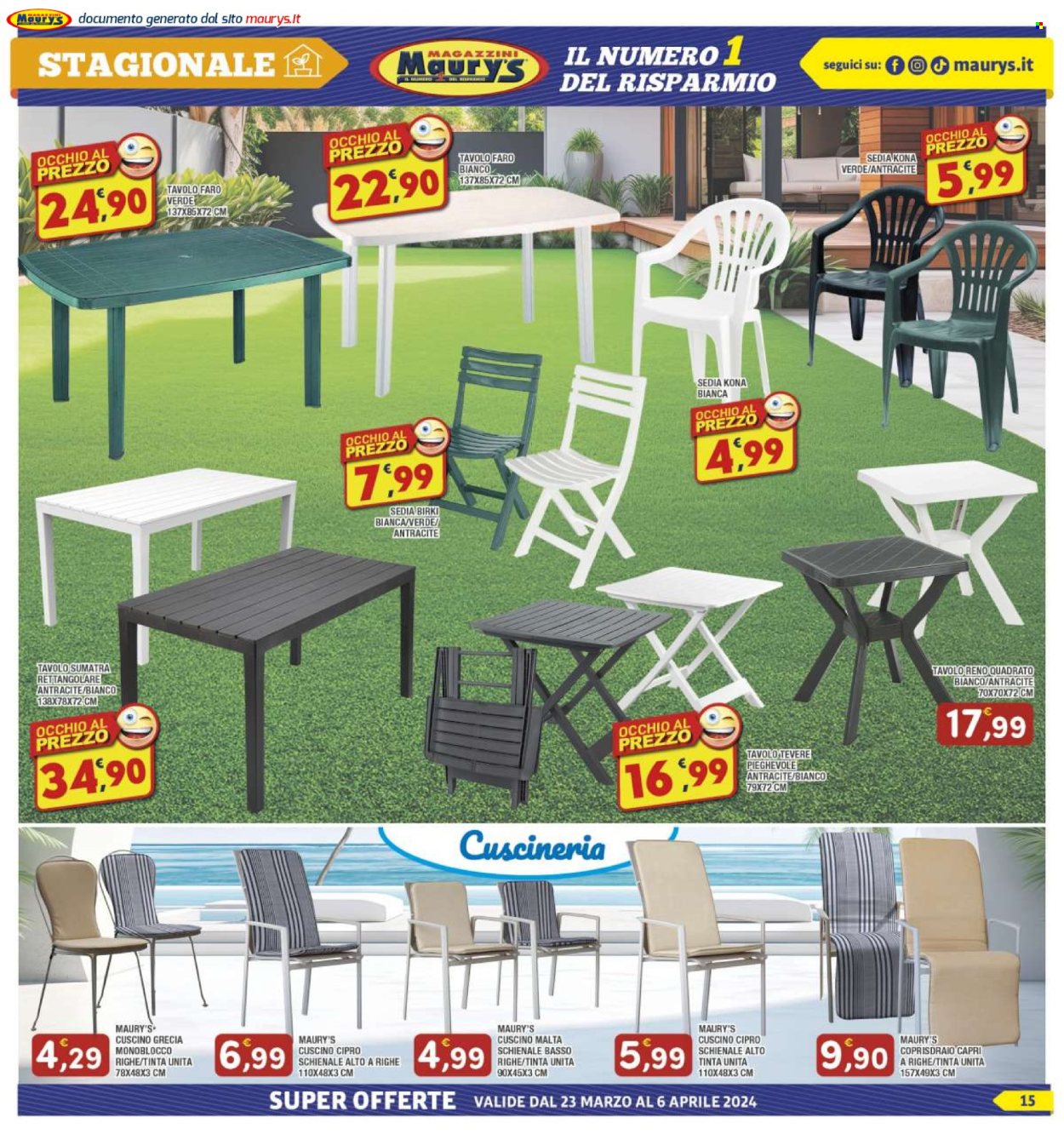 Volantino Maury's - 23/3/2024 - 6/4/2024. Pagina 15