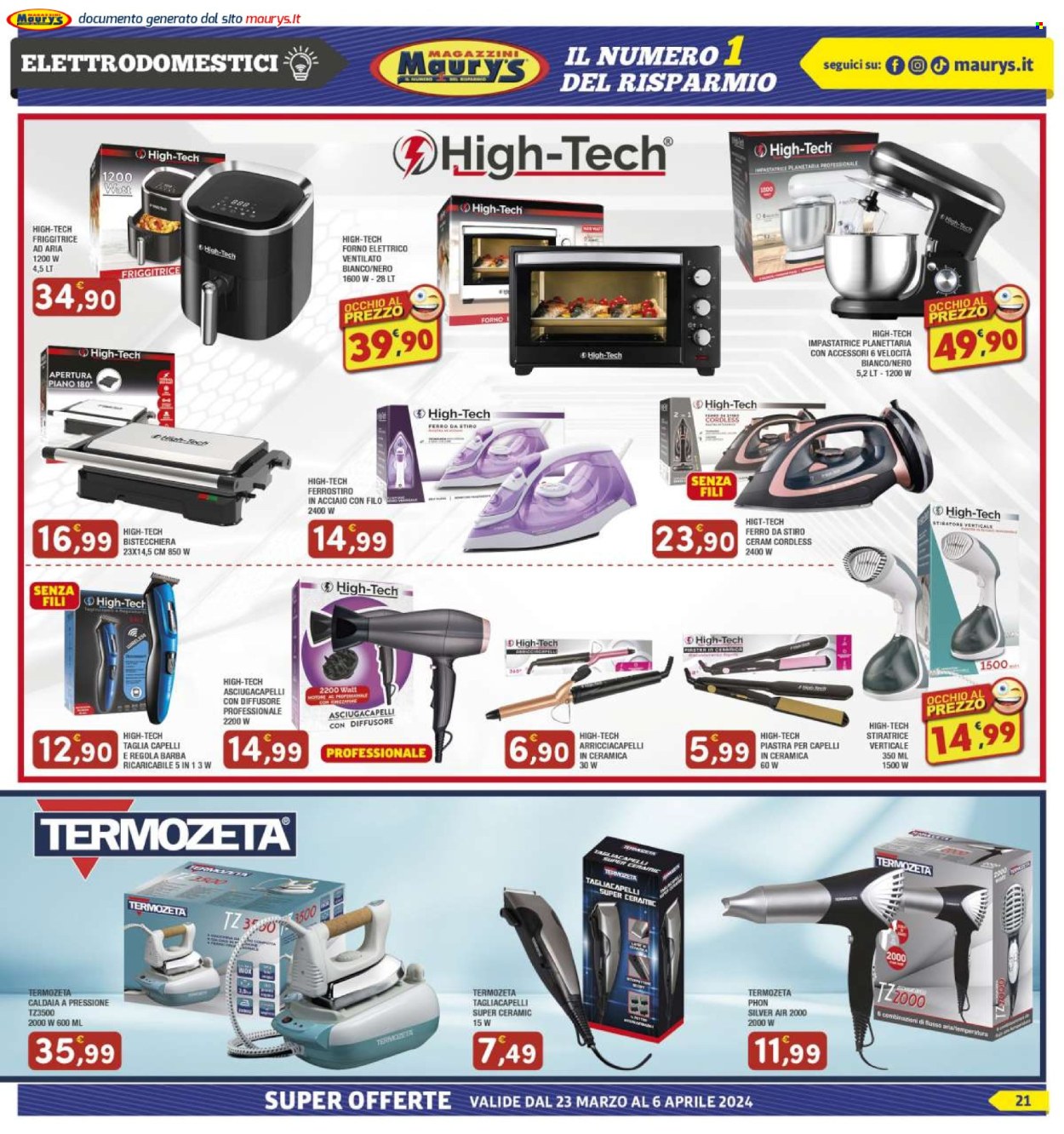 Volantino Maury's - 23/3/2024 - 6/4/2024. Pagina 21