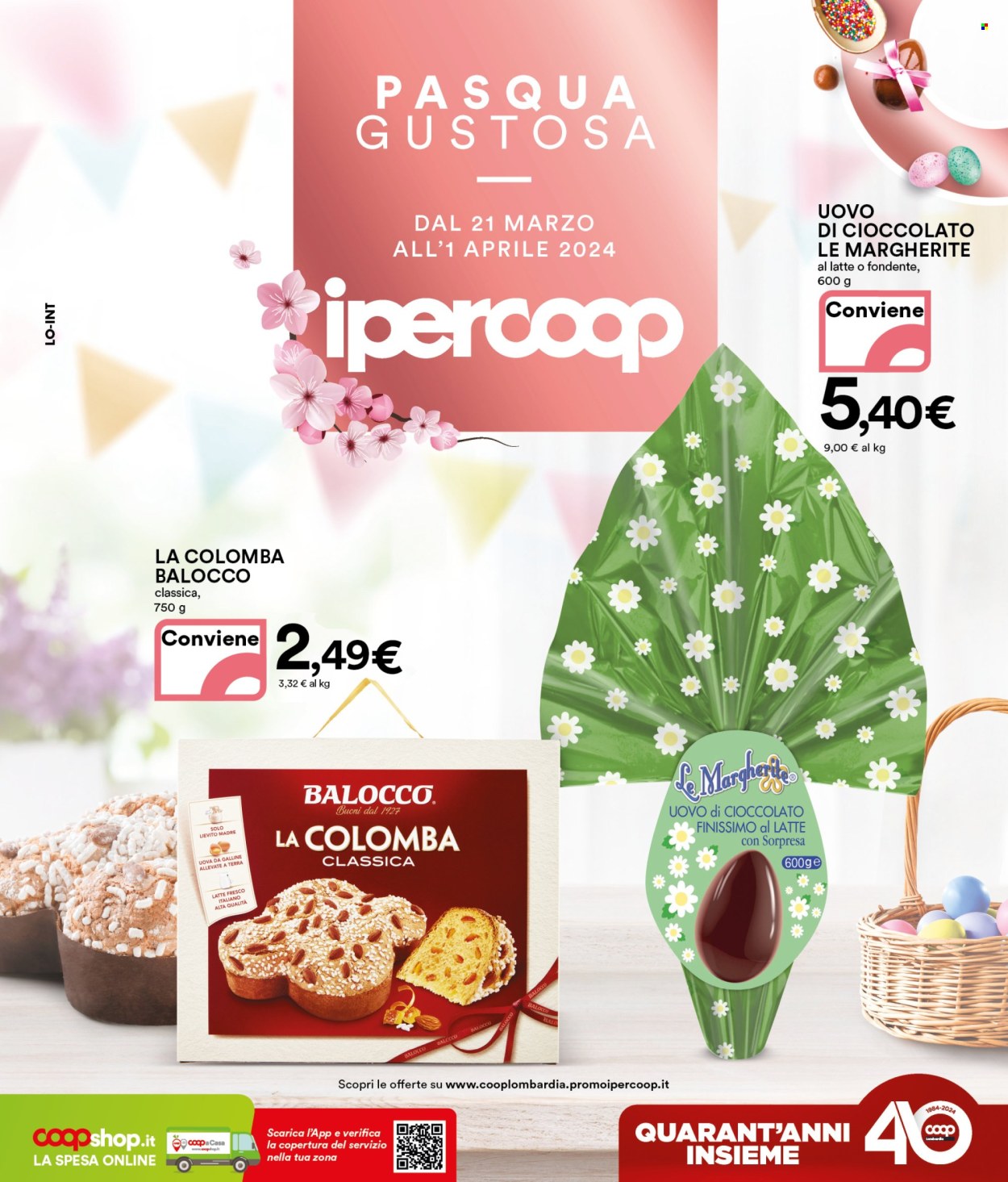 Volantino Coop - 21/3/2024 - 1/4/2024. Pagina 1