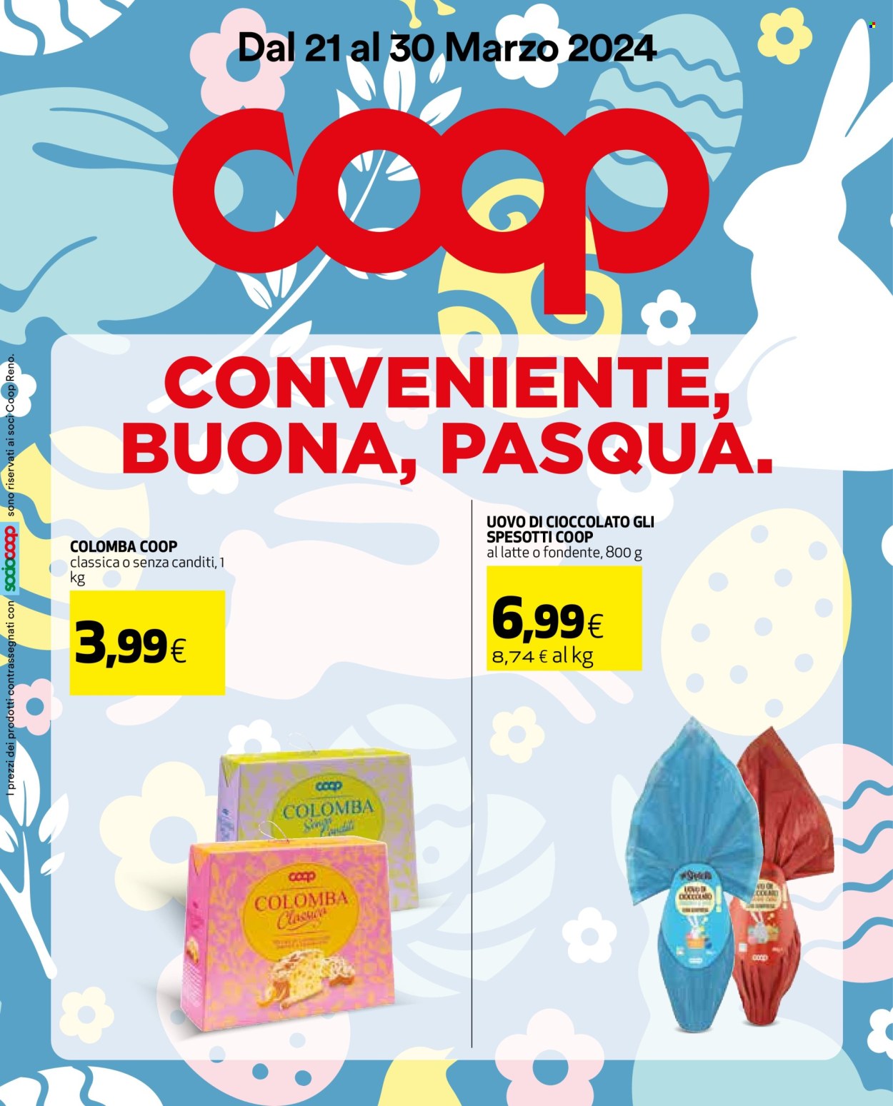 Volantino Coop - 21/3/2024 - 30/3/2024. Pagina 1
