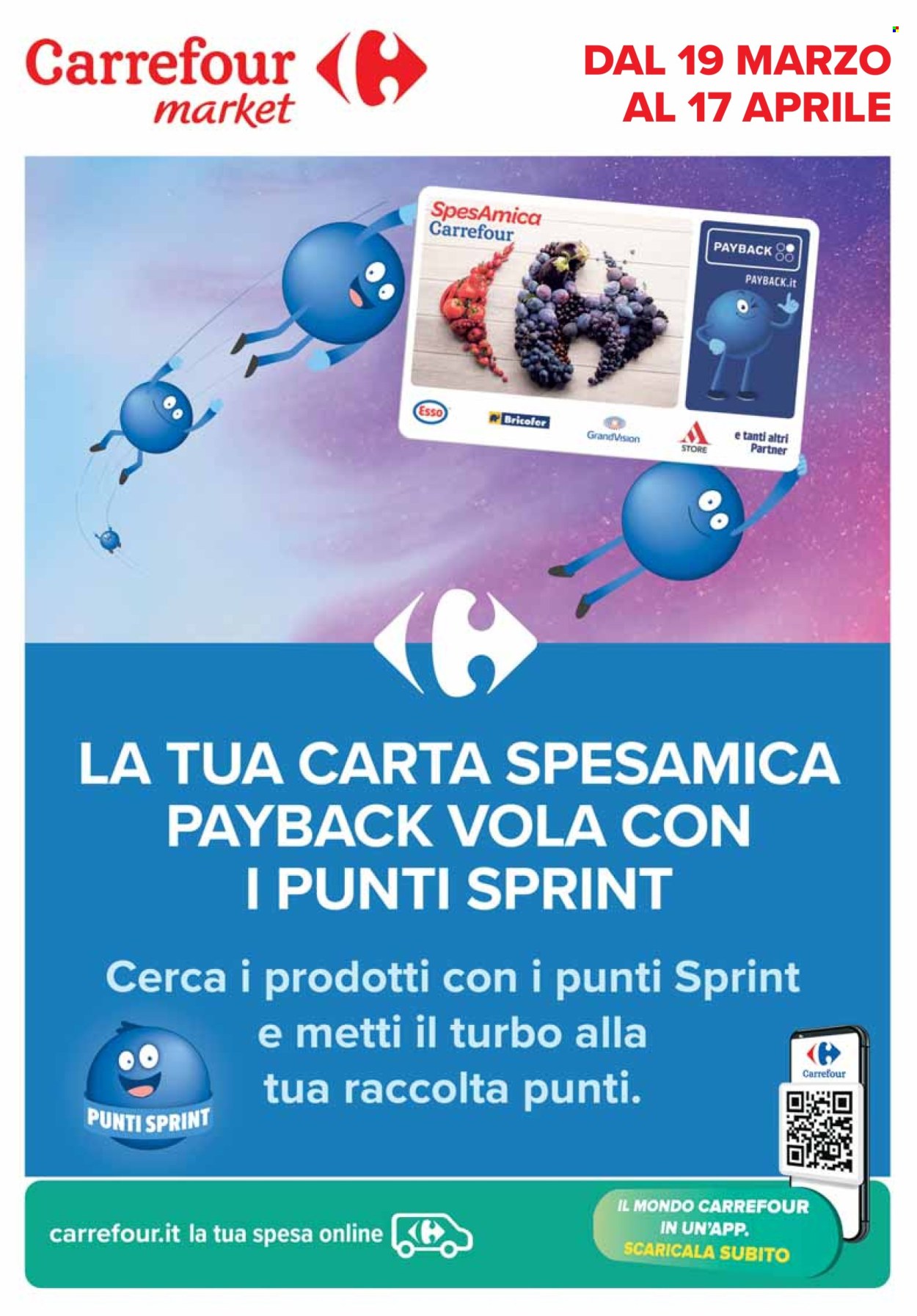 Leták Carrefour - 19.3.2024 - 17.4.2024. Strana 1