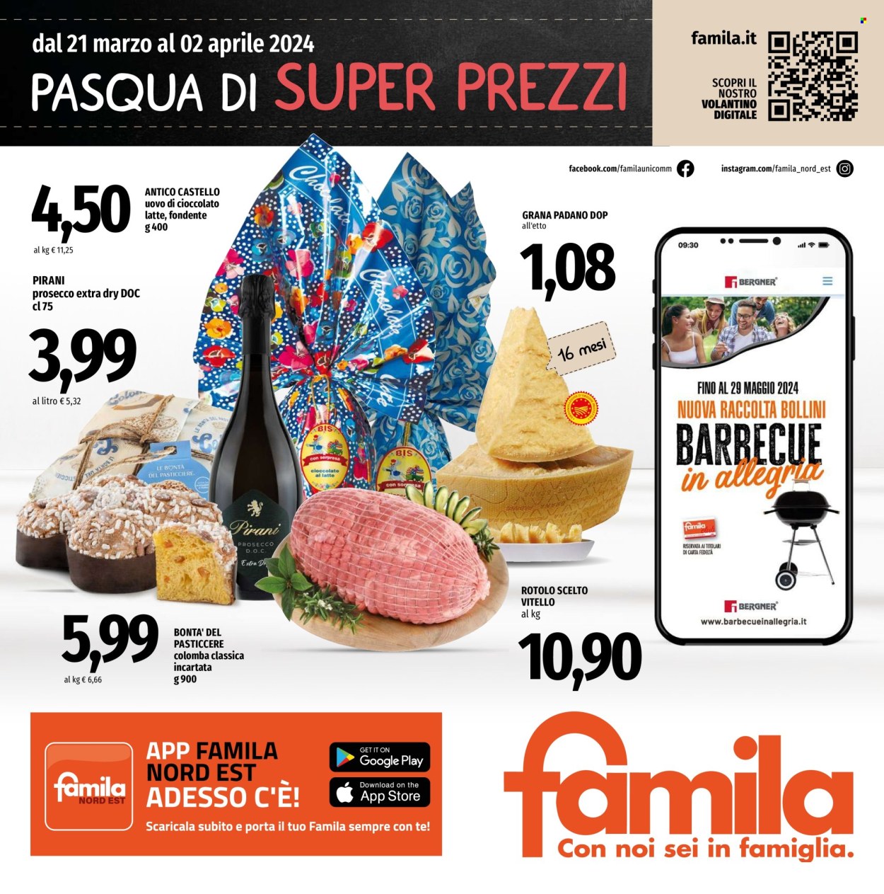 Volantino Famila - 21/3/2024 - 2/4/2024. Pagina 1